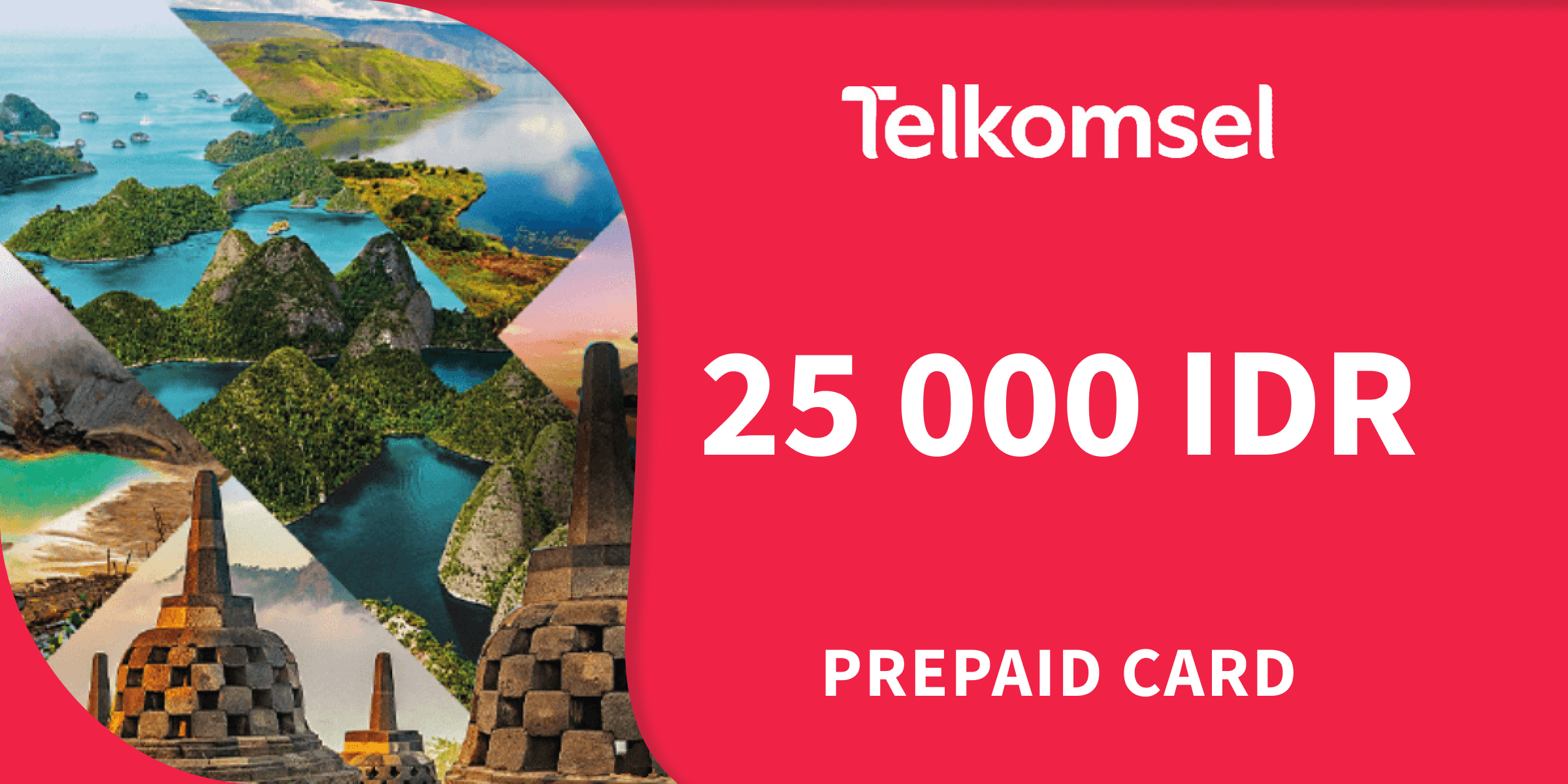 Telkomsel Prepaid Card 25000 IDR