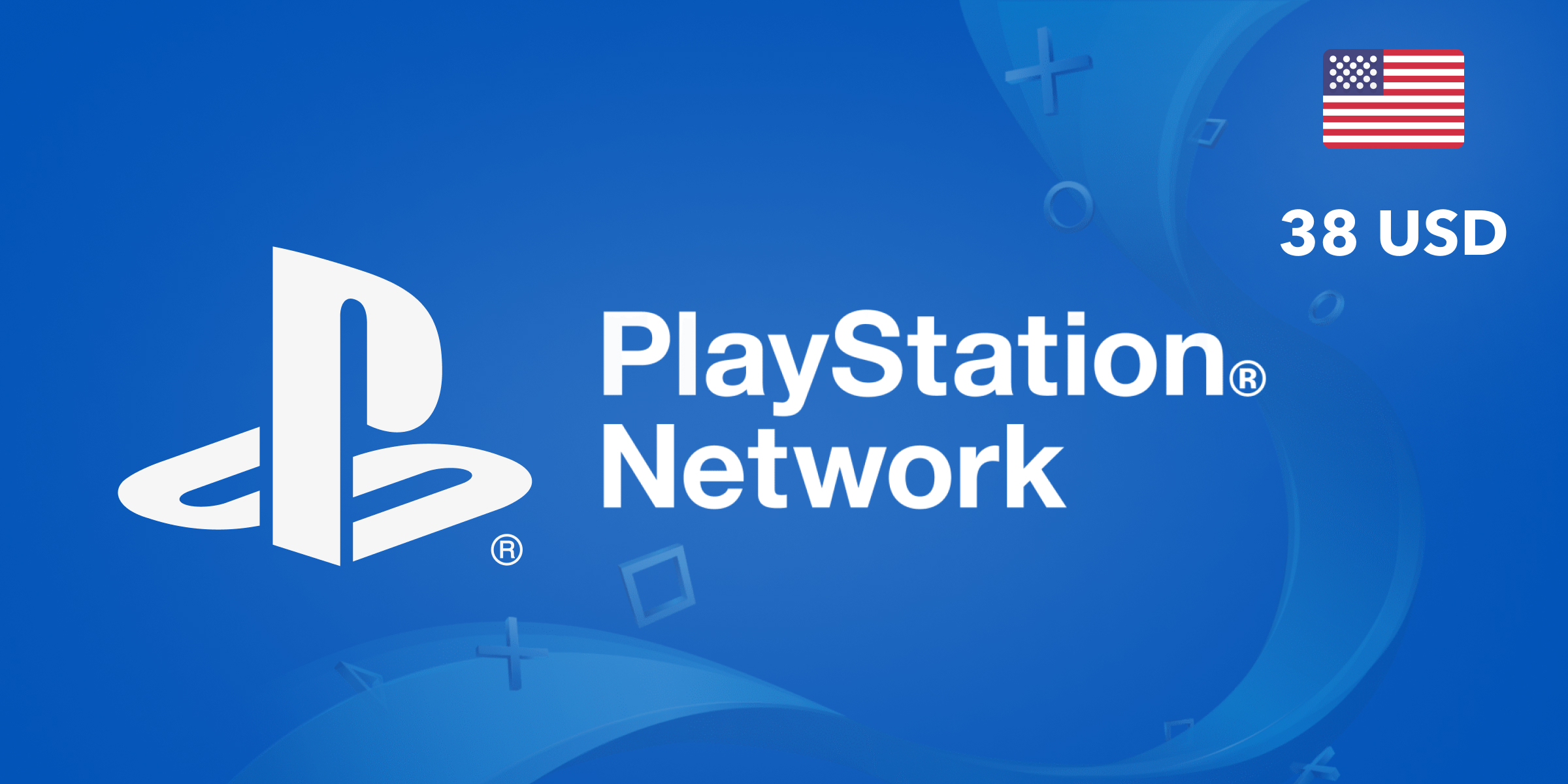 PlayStation Network Gift Card 38 USD