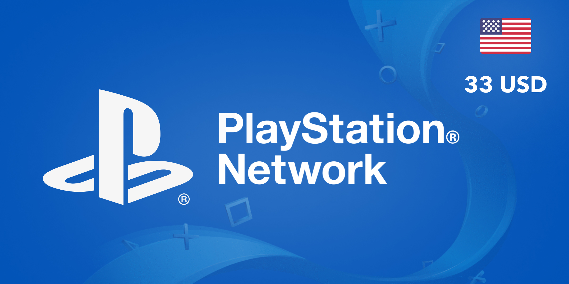 PlayStation Network Gift Card 33 USD