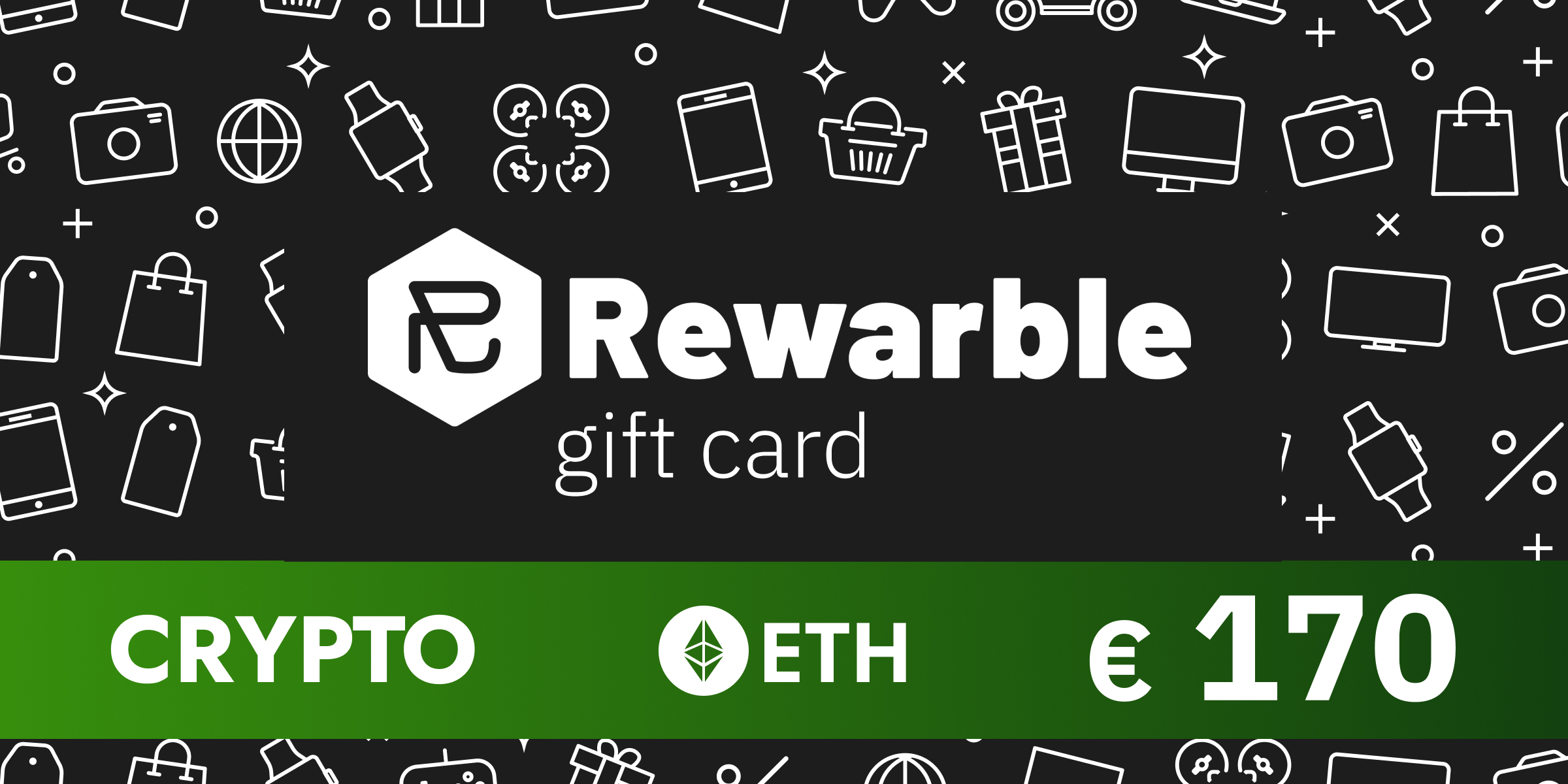 Rewarble Crypto Gift Card ETH 170 EUR