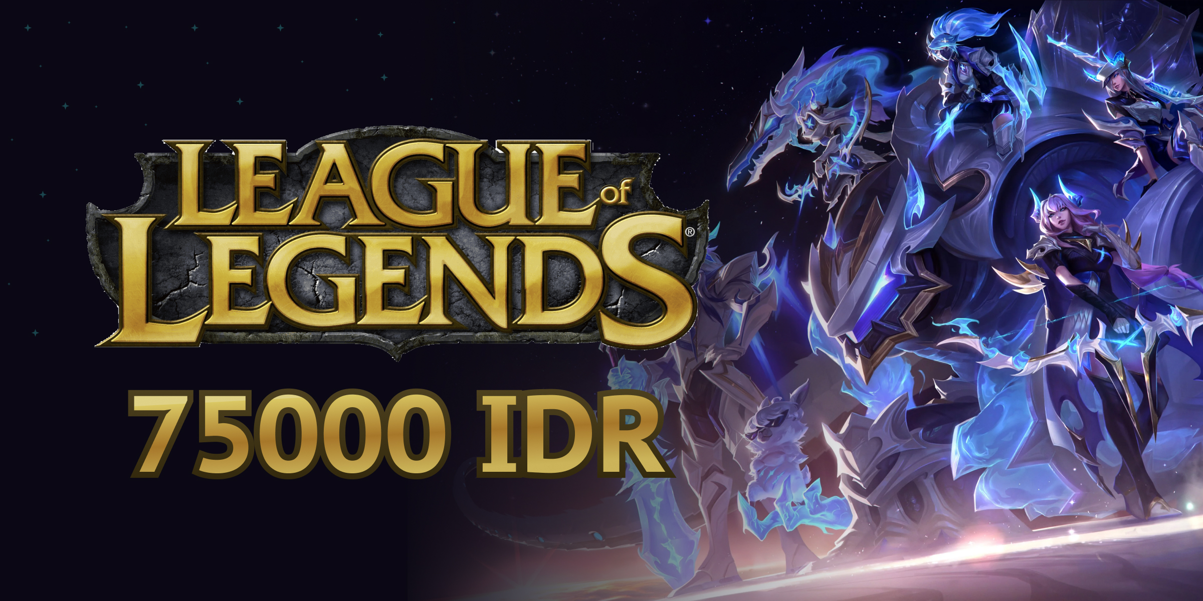 League of Legends Gift Card 75000 IDR