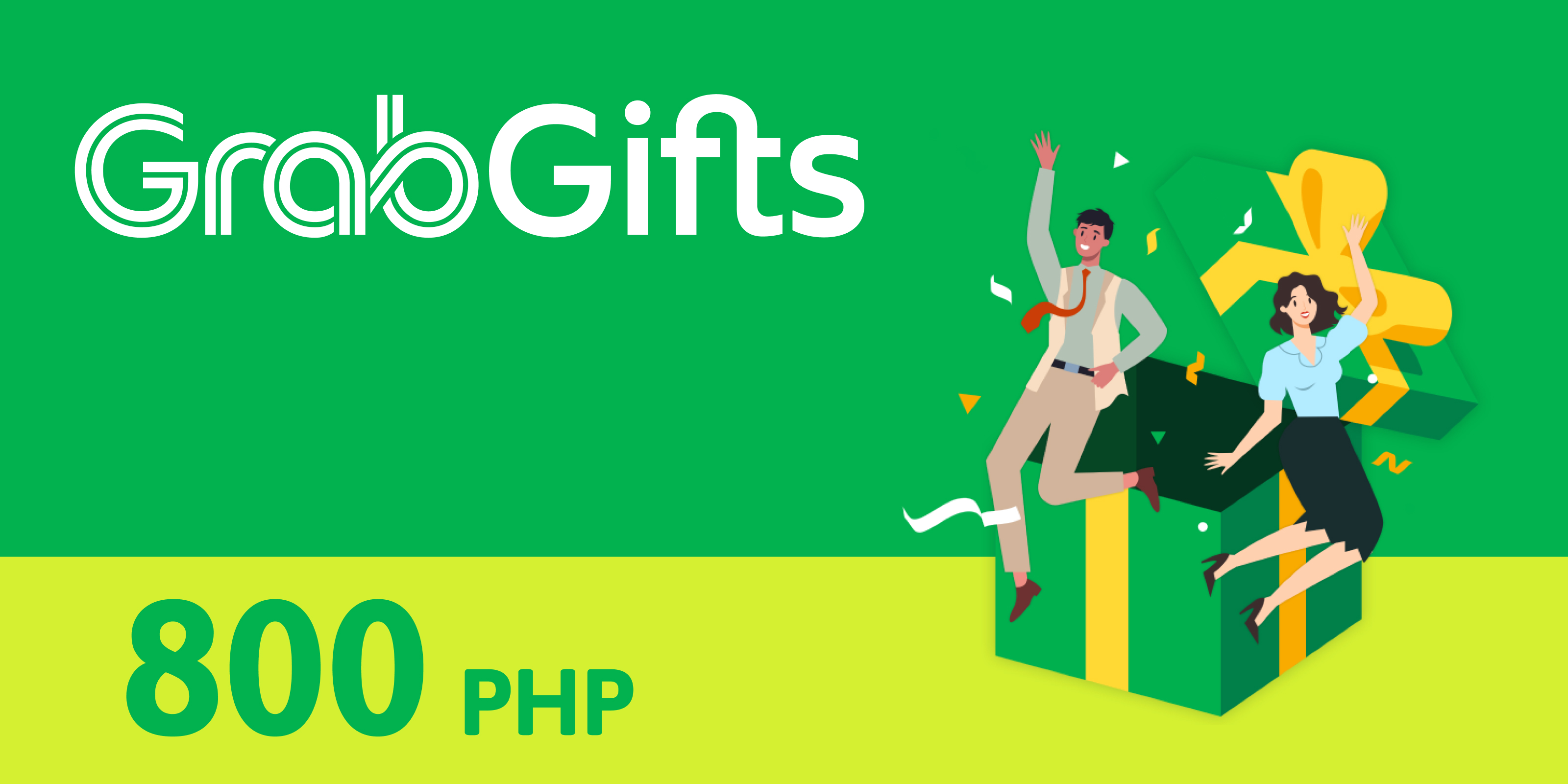 Grab Gift Card 800 PHP
