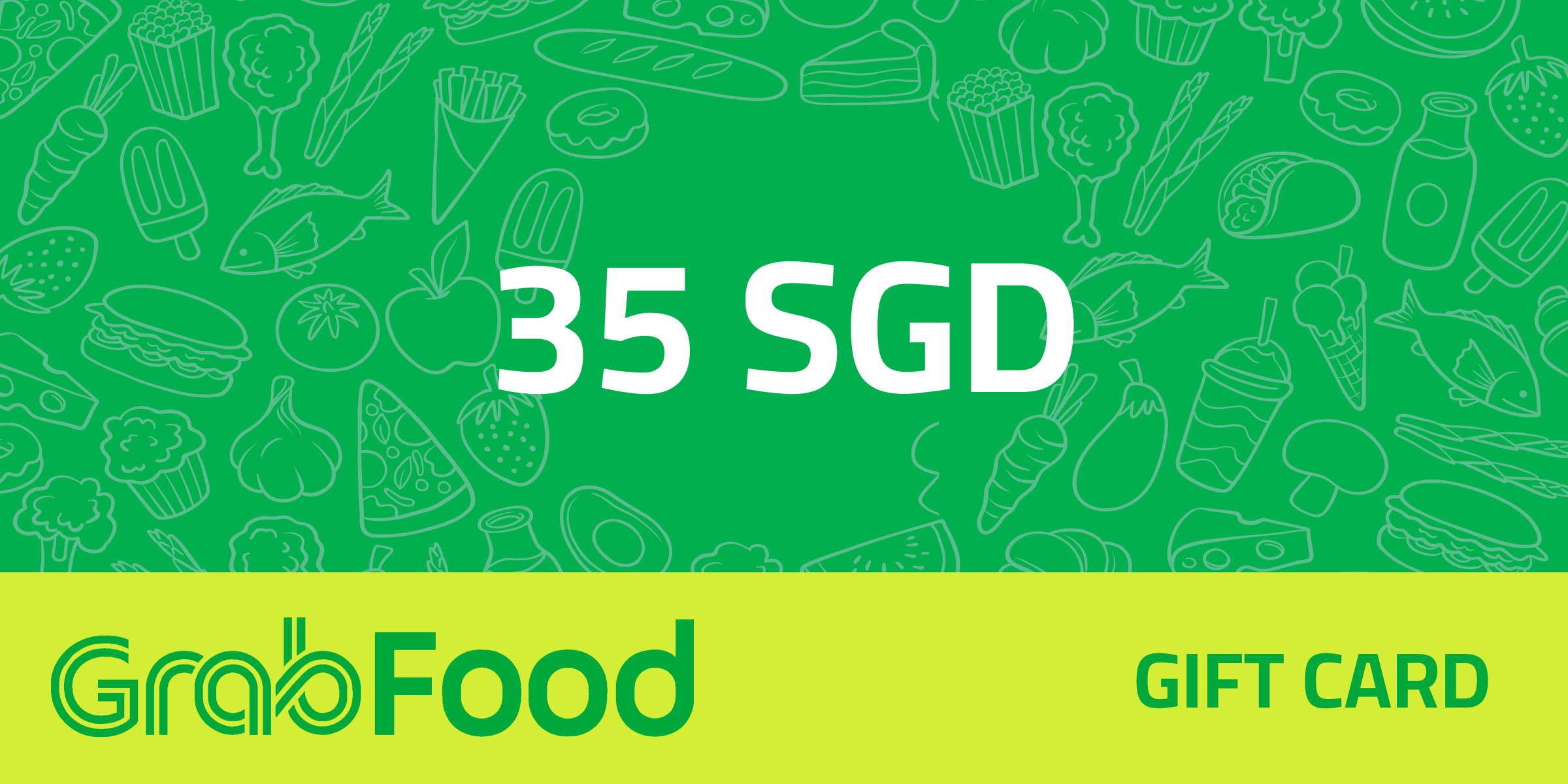 GrabFood Gift Card 35 SGD
