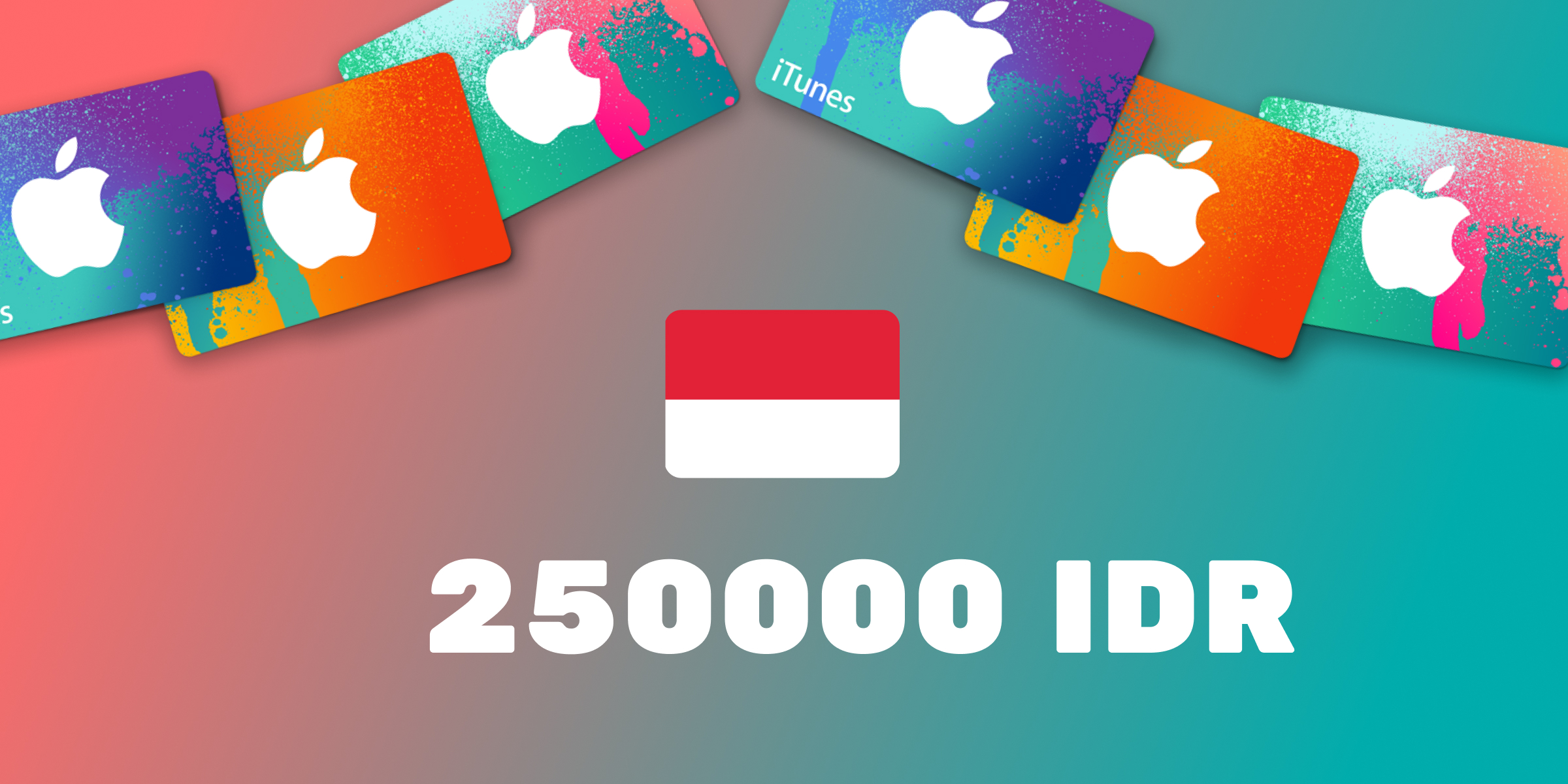 Apple iTunes Gift Card 250000 IDR