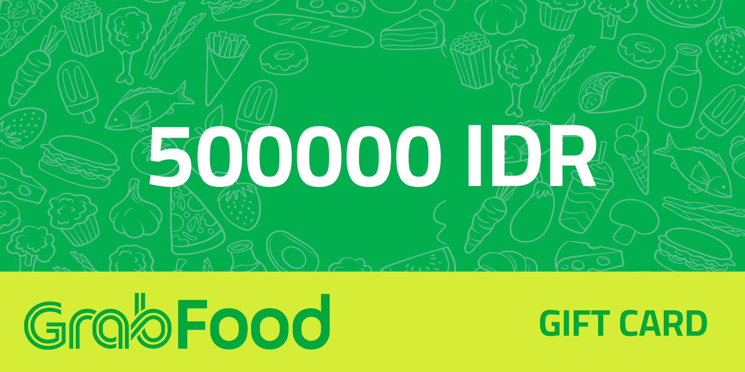GrabFood Gift Card 500000 IDR