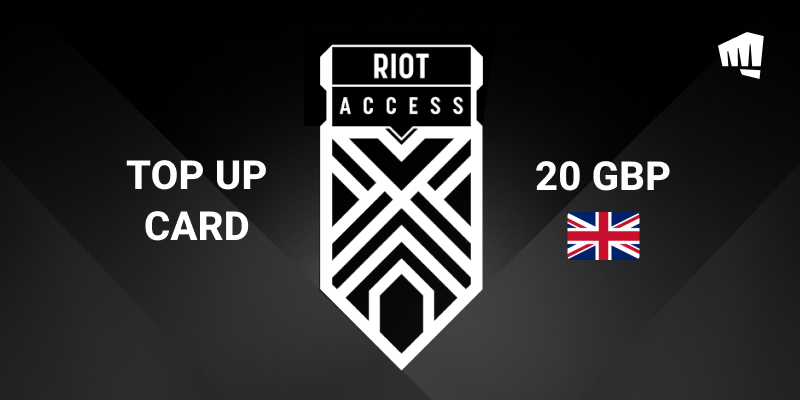 RIOT ACCESS 20 GBP