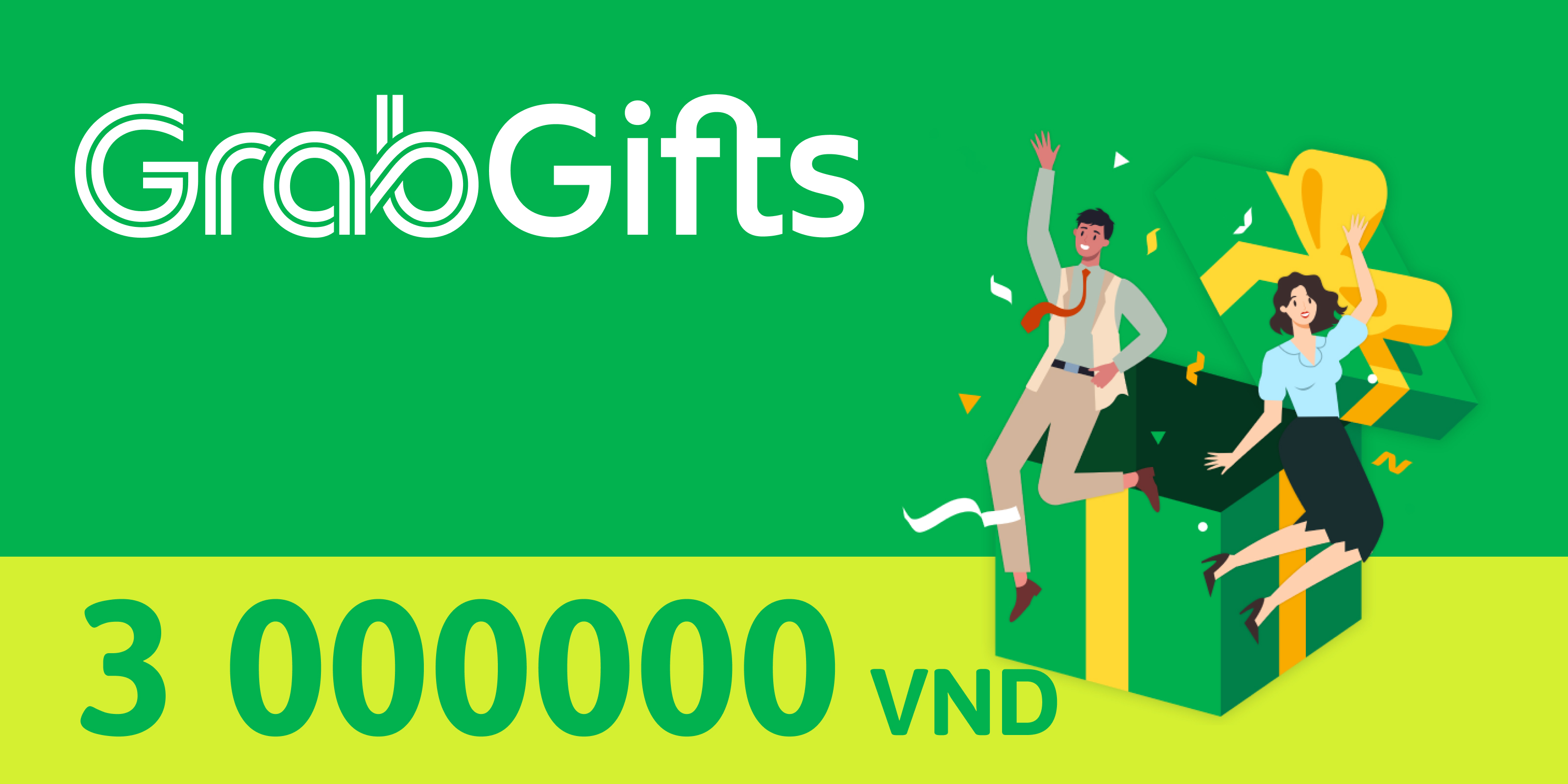 Grab Gift Card 3000000 VND