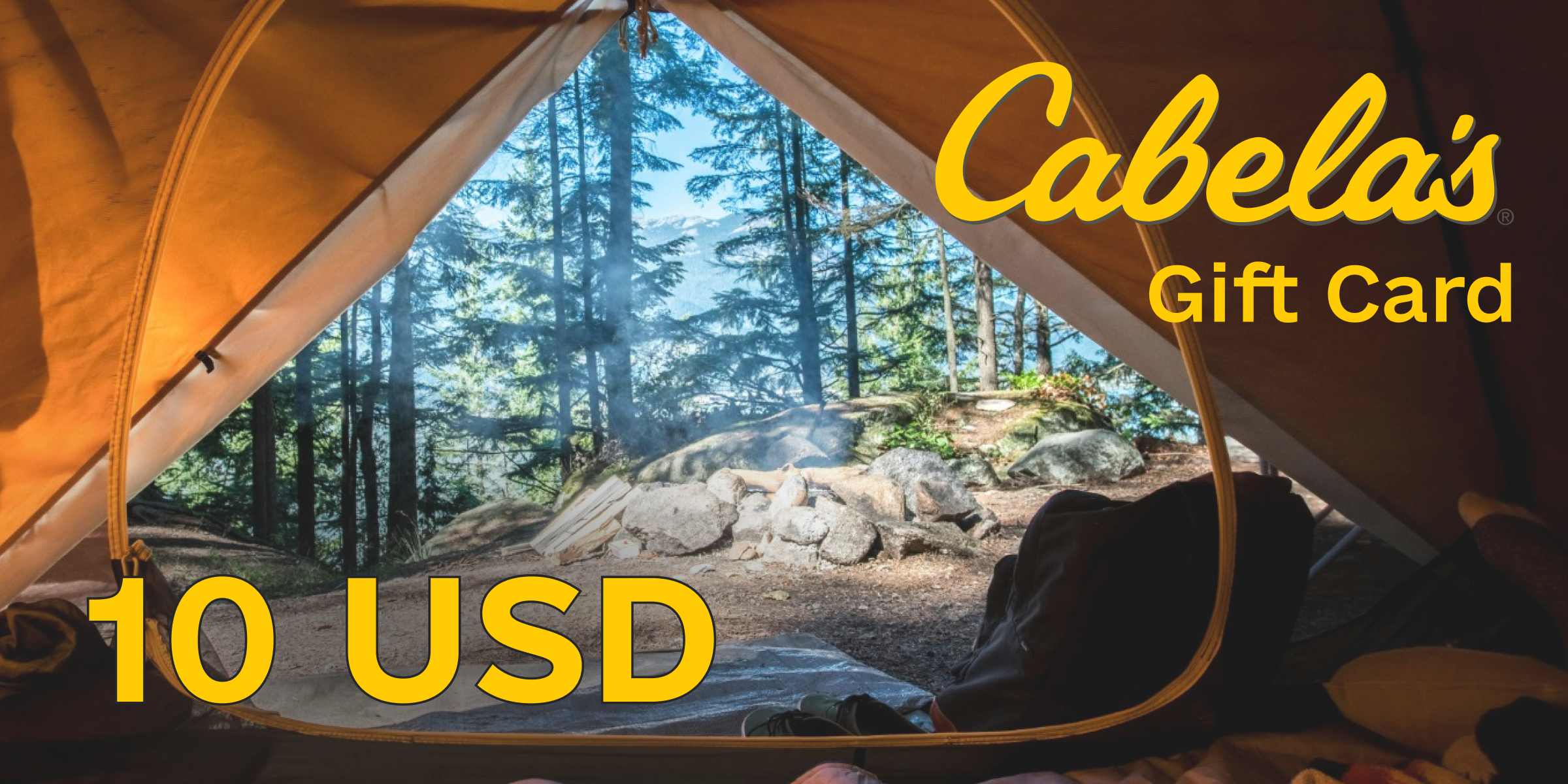 Cabelas Gift Card 10 USD
