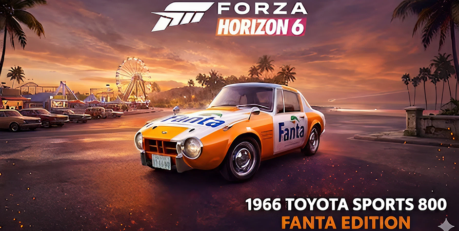 Forza Horizon 6 1966 Toyota Sports 800 Fanta Edition (Xbox Series X)