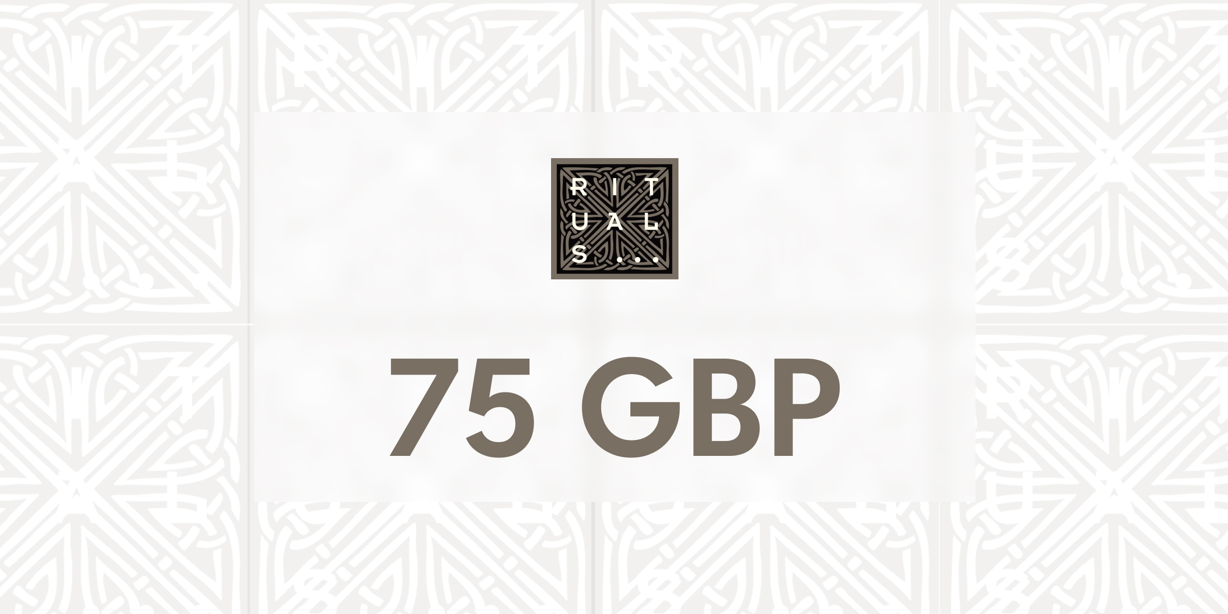 Rituals Gift Card 75 GBP