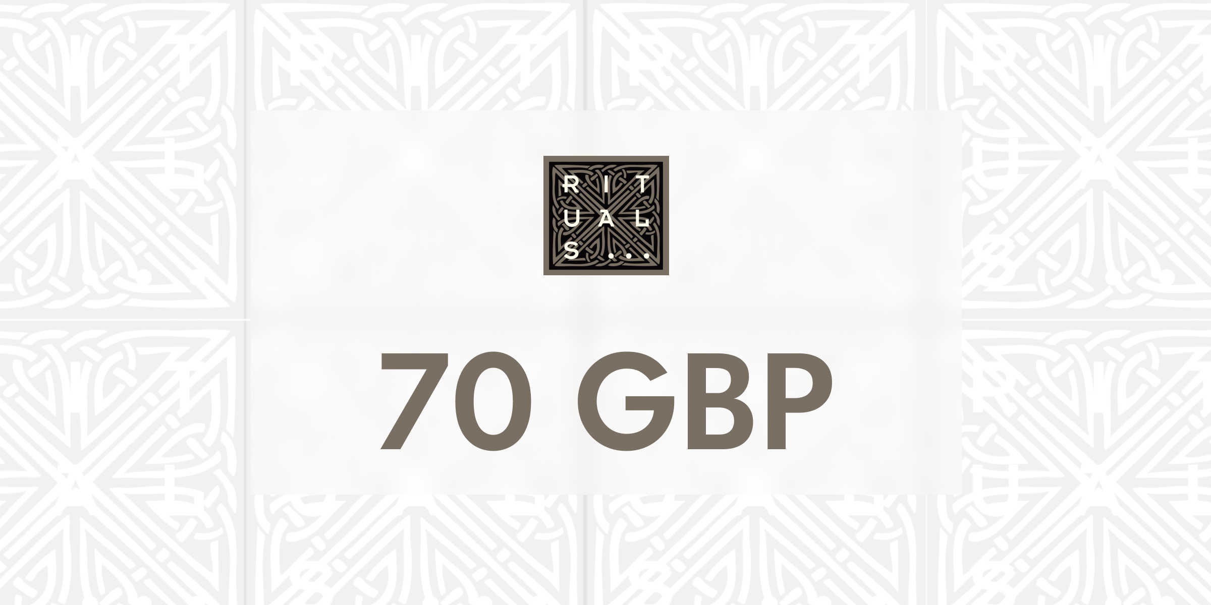 Rituals Gift Card 70 GBP