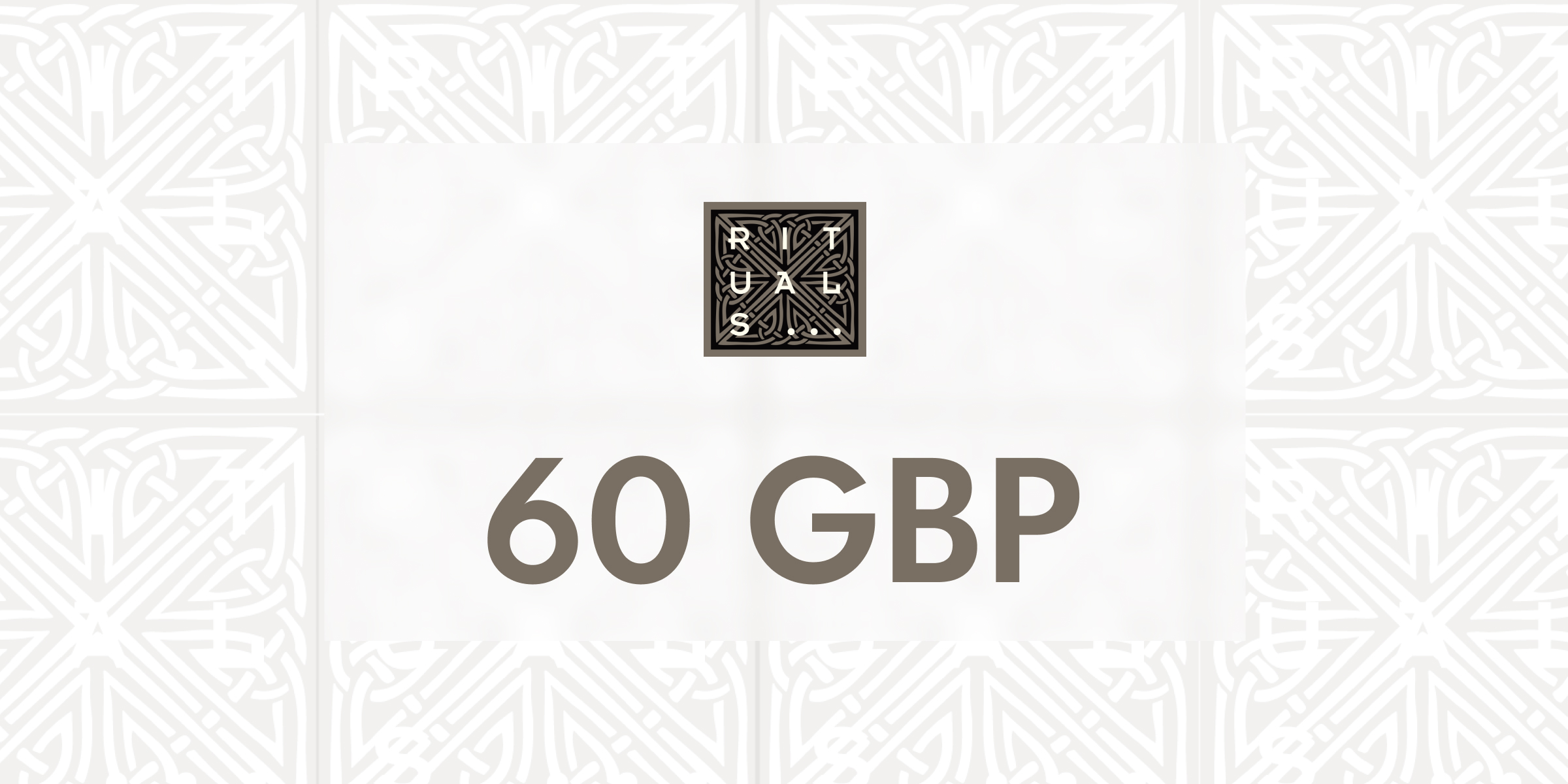 Rituals Gift Card 60 GBP