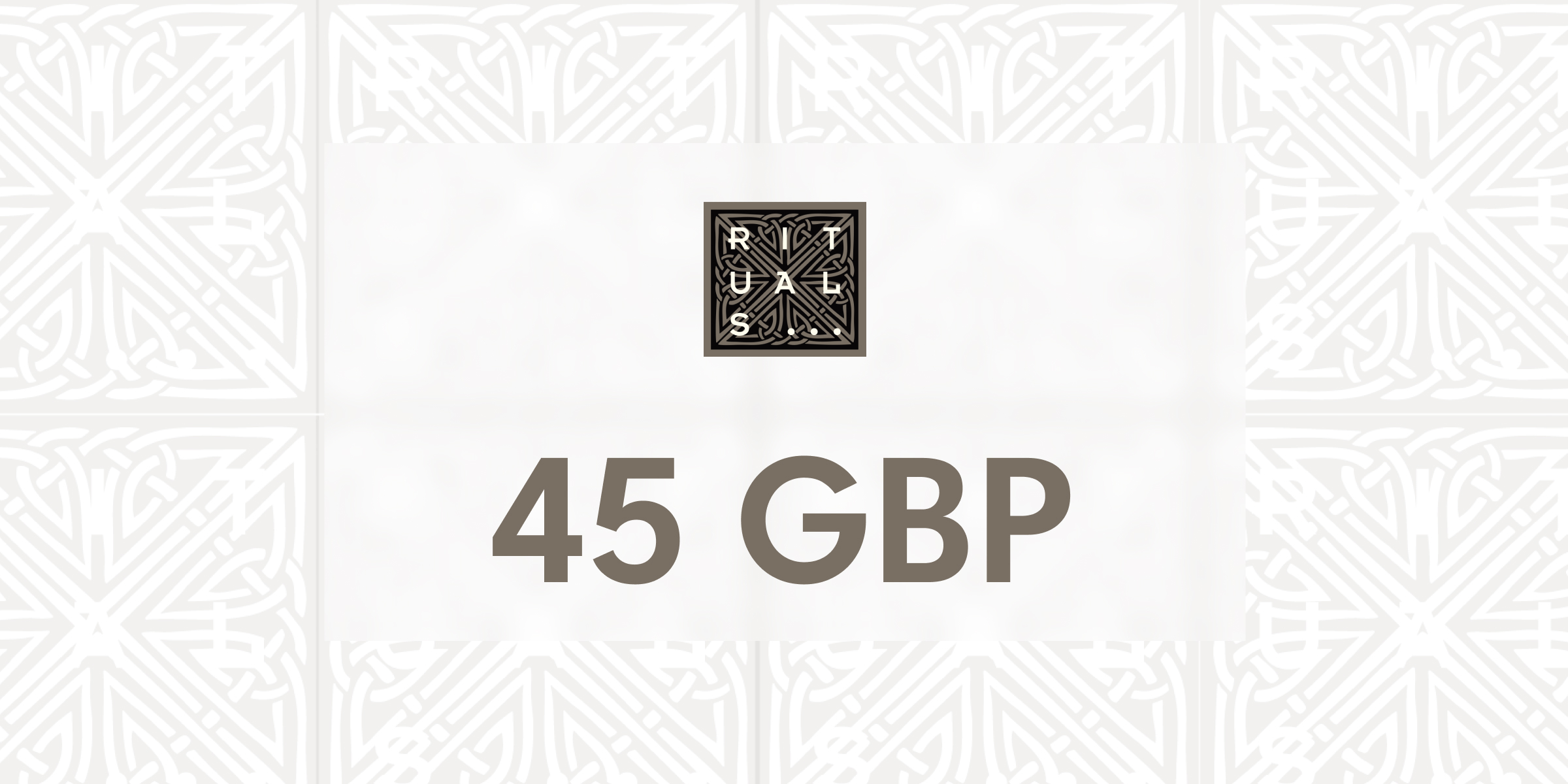 Rituals Gift Card 45 GBP