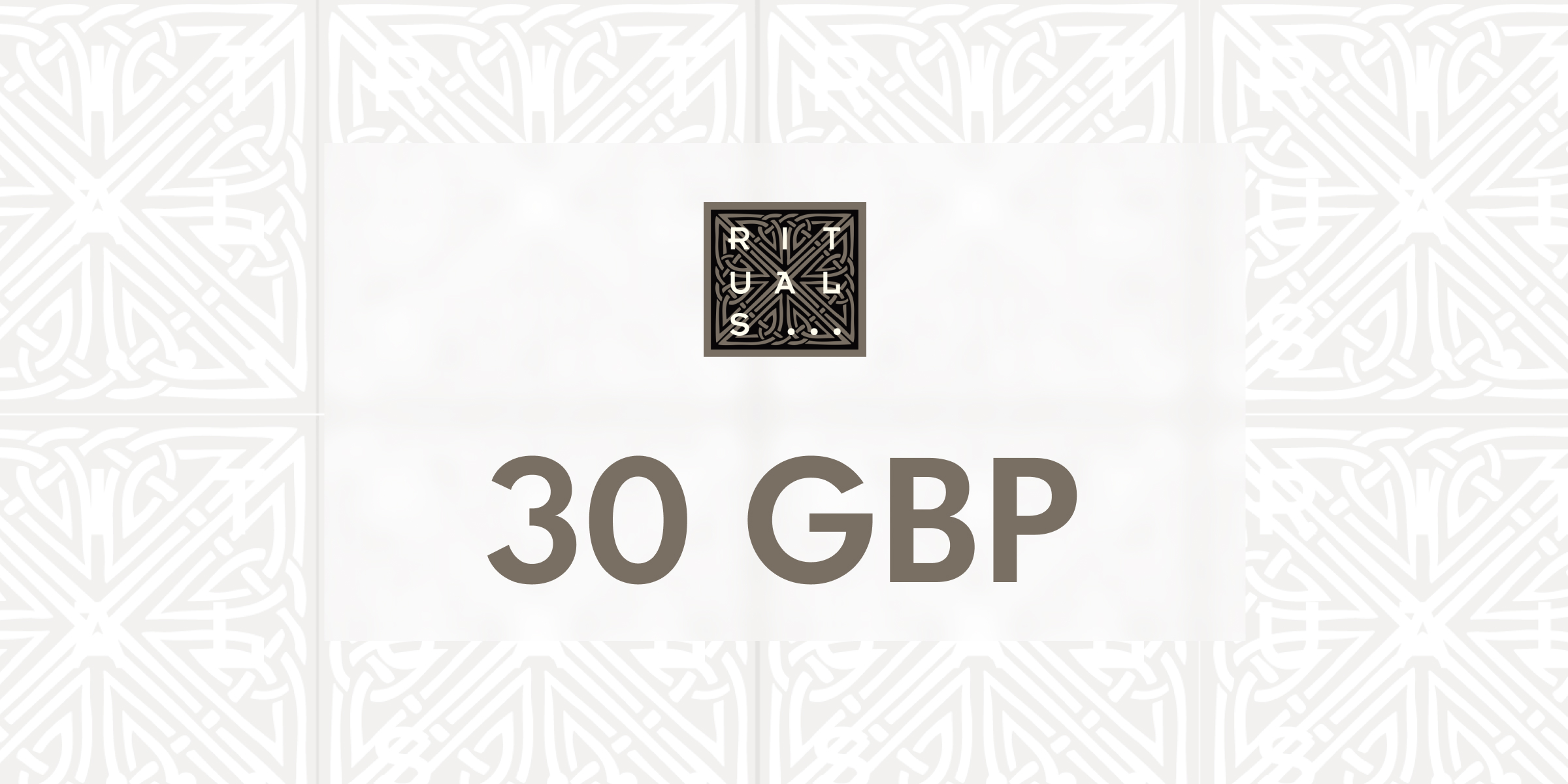Rituals Gift Card 30 GBP