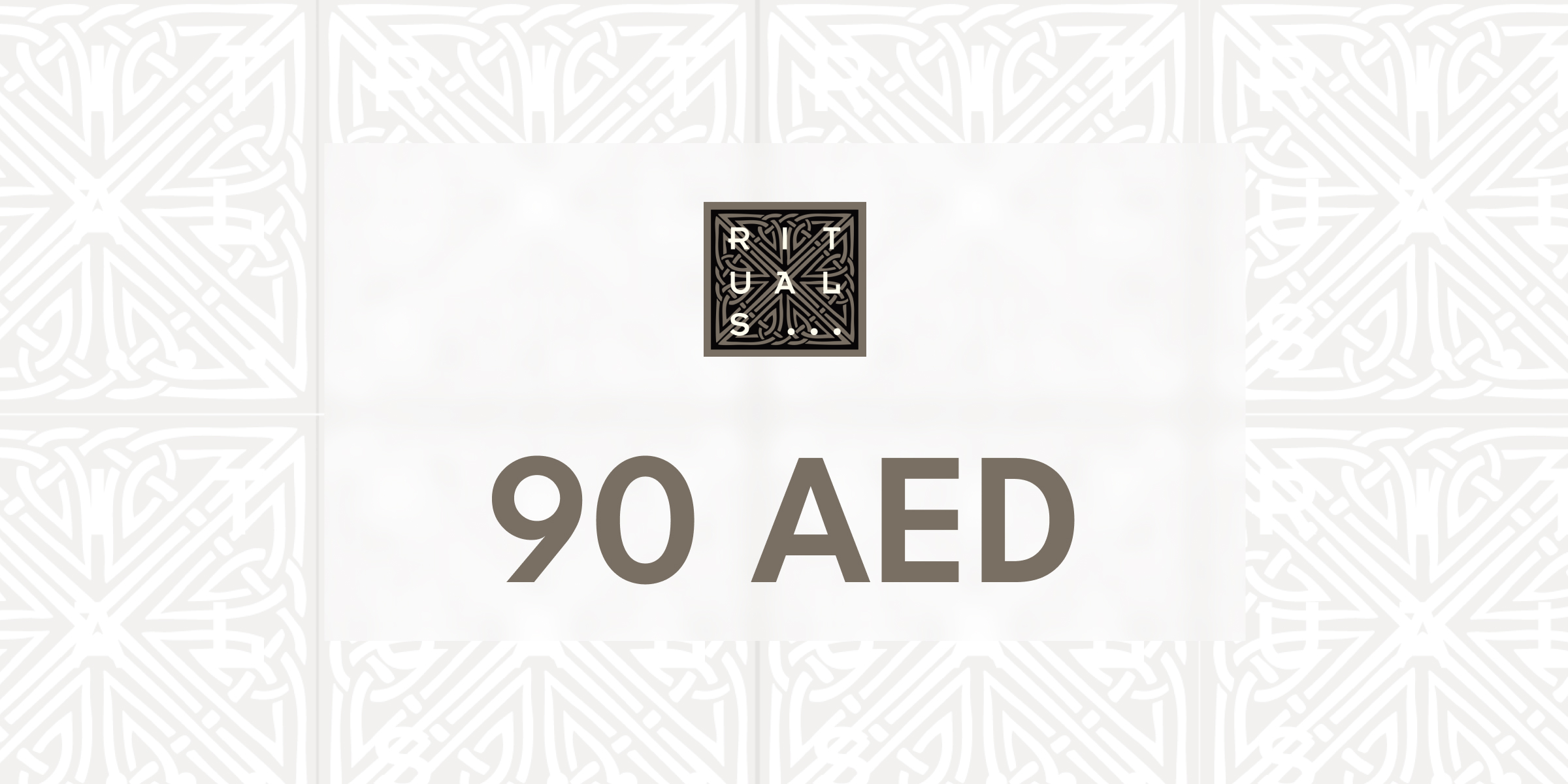 Rituals Gift Card 90 AED