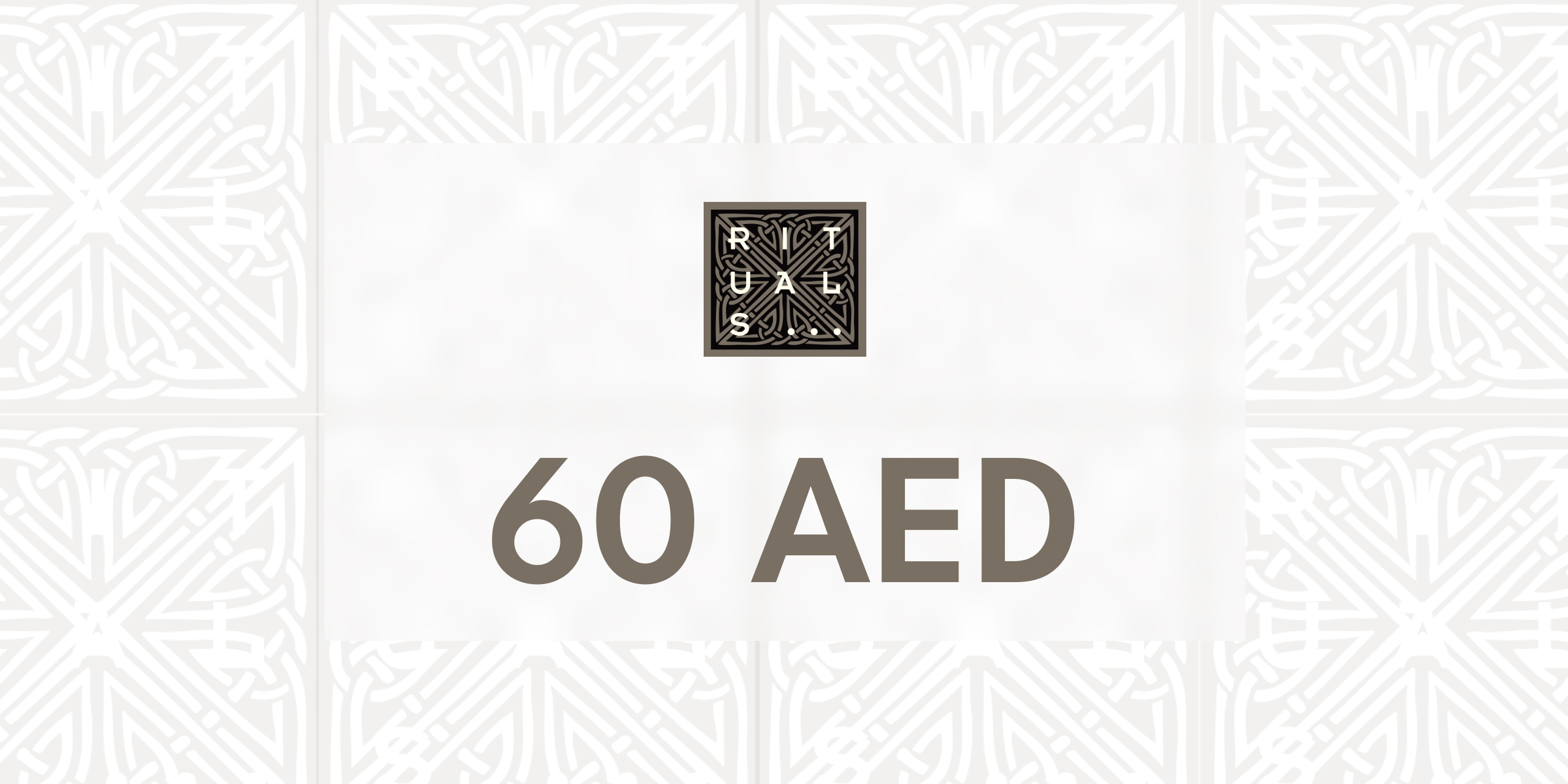 Rituals Gift Card 60 AED
