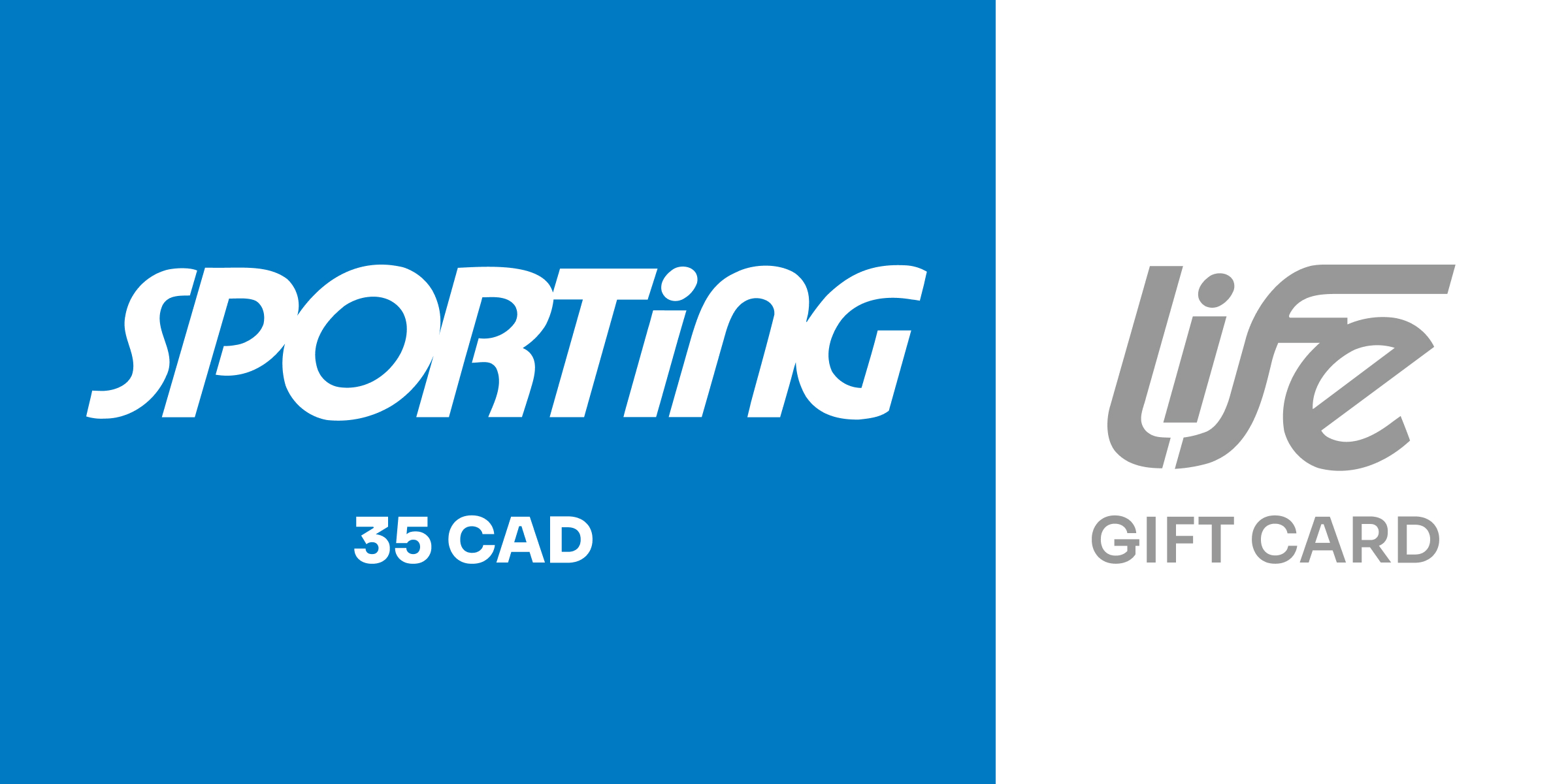 Sporting Life Gift Card 35 CAD