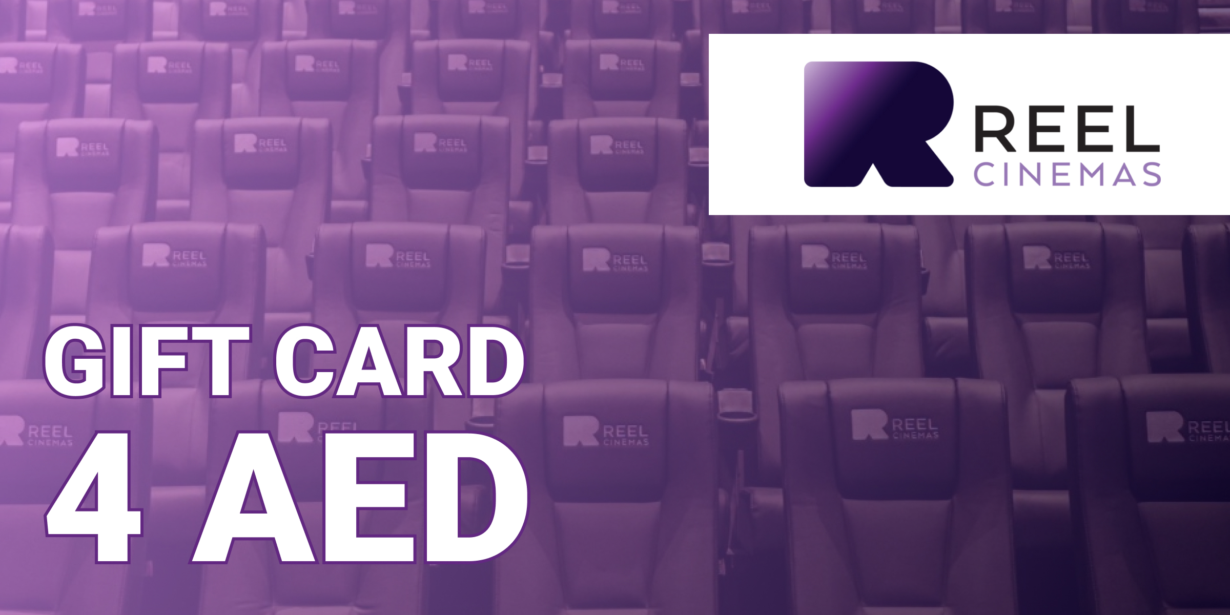 Reel Cinemas Gift Card 4 AED
