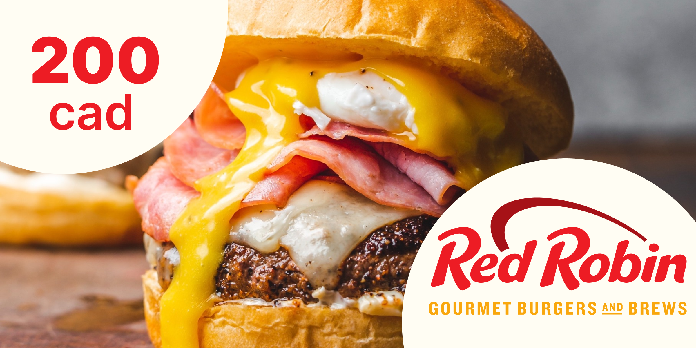Red Robin Gift Card 200 CAD