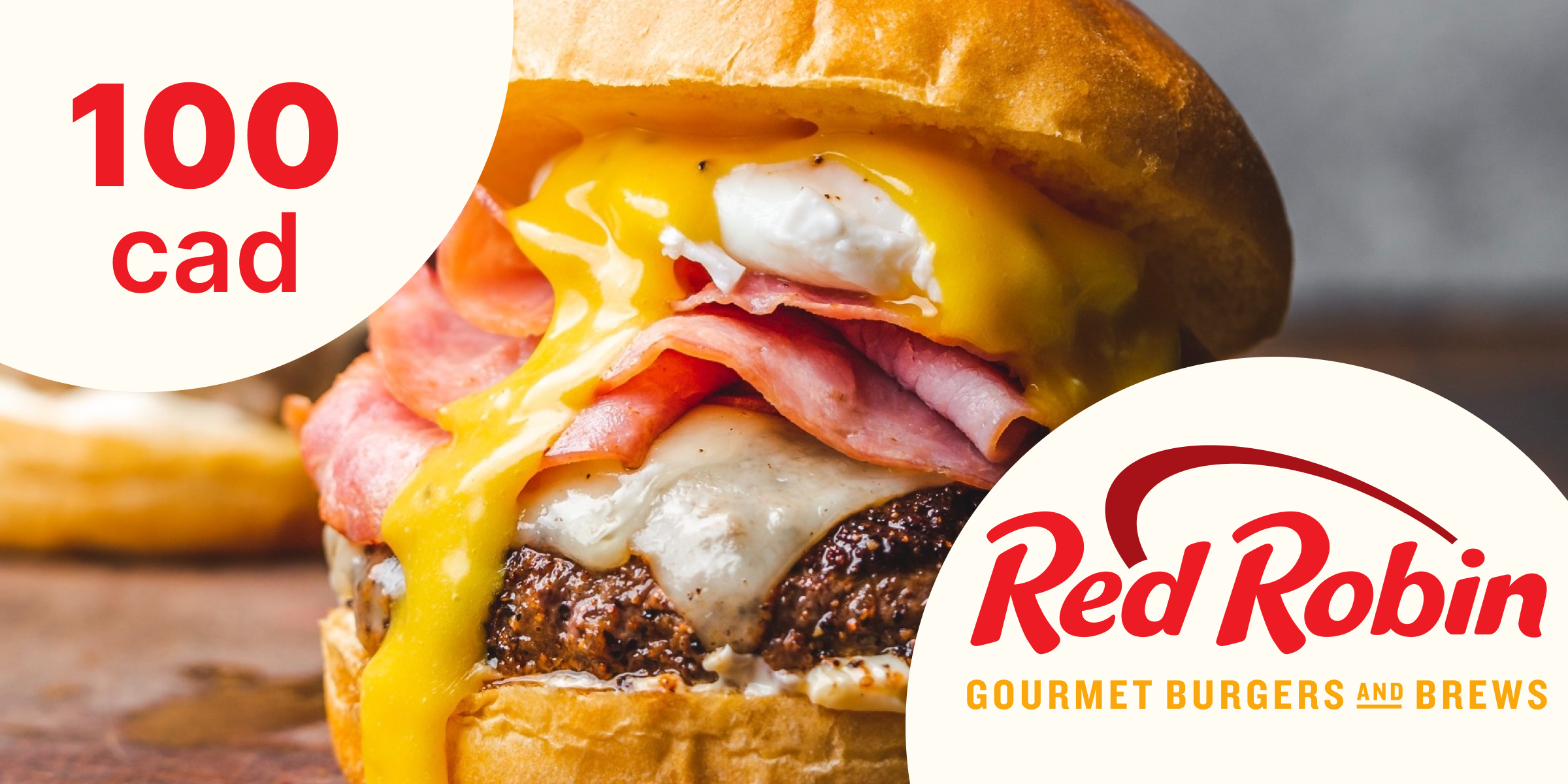Red Robin Gift Card 100 CAD