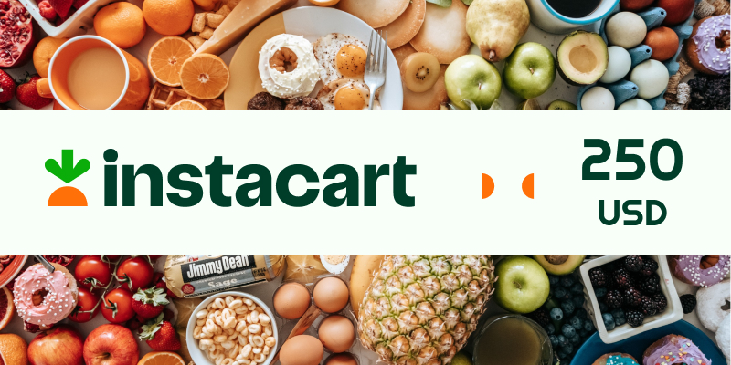 Instacart Gift Card 250 USD