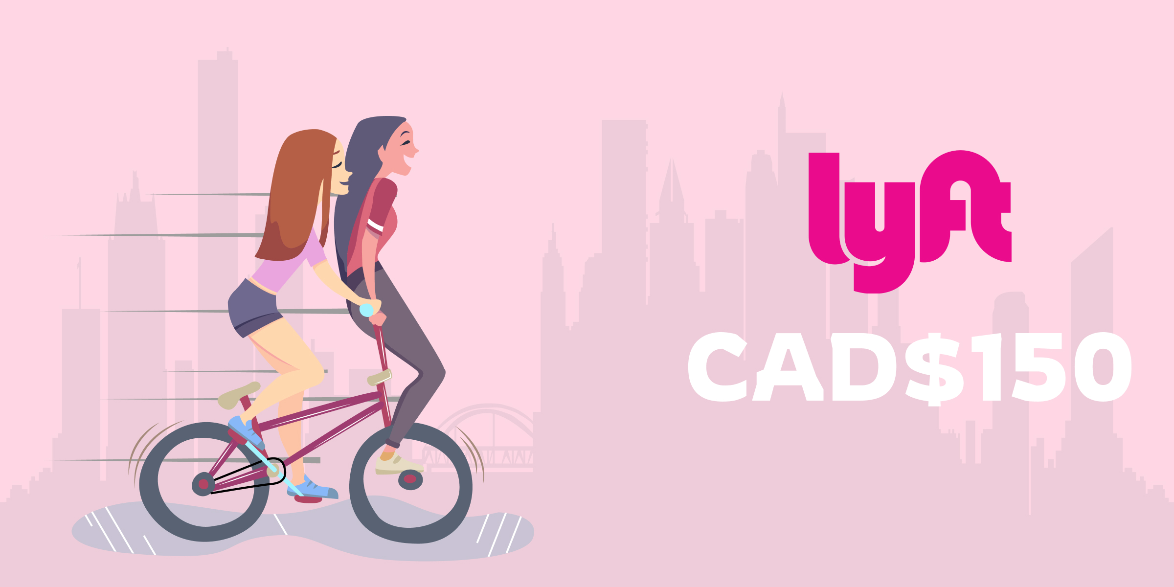 Lyft Gift Card 150 CAD