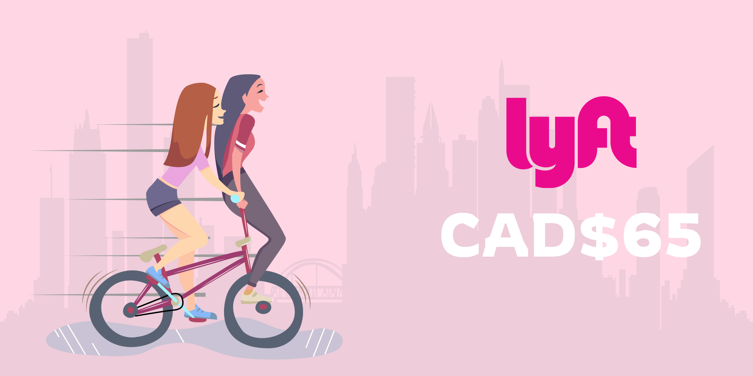 Lyft Gift Card 65 CAD