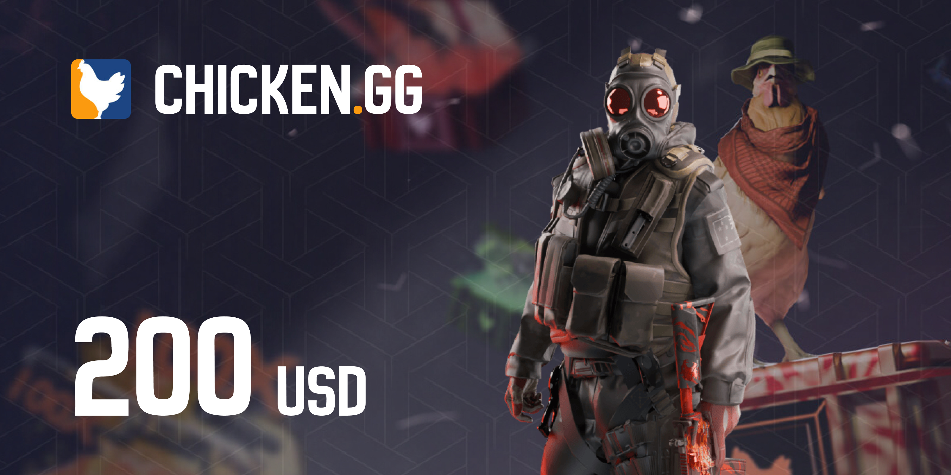 Chicken gg Gift Card 200 USD