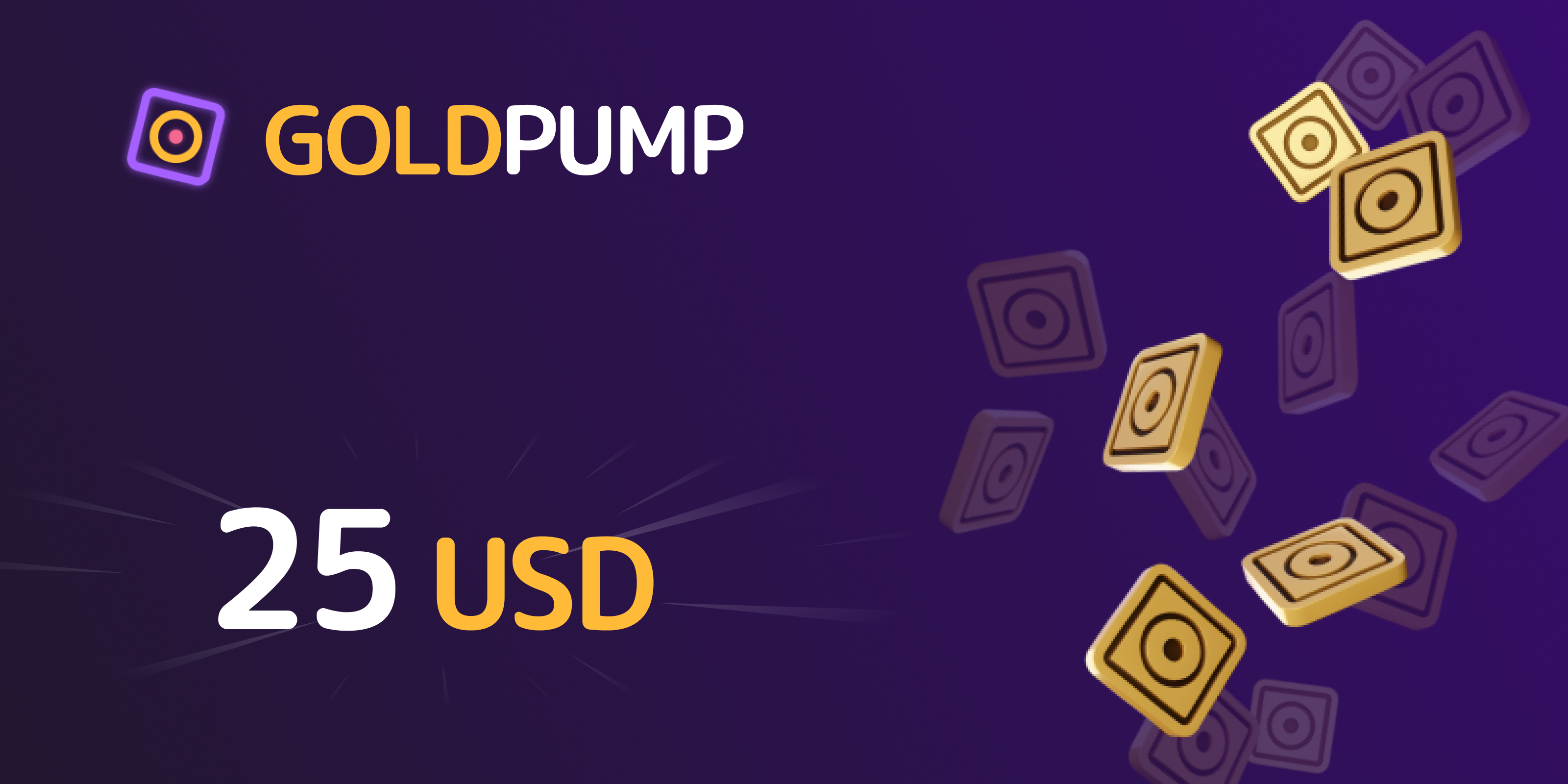 GoldPump Gift Card 25 USD
