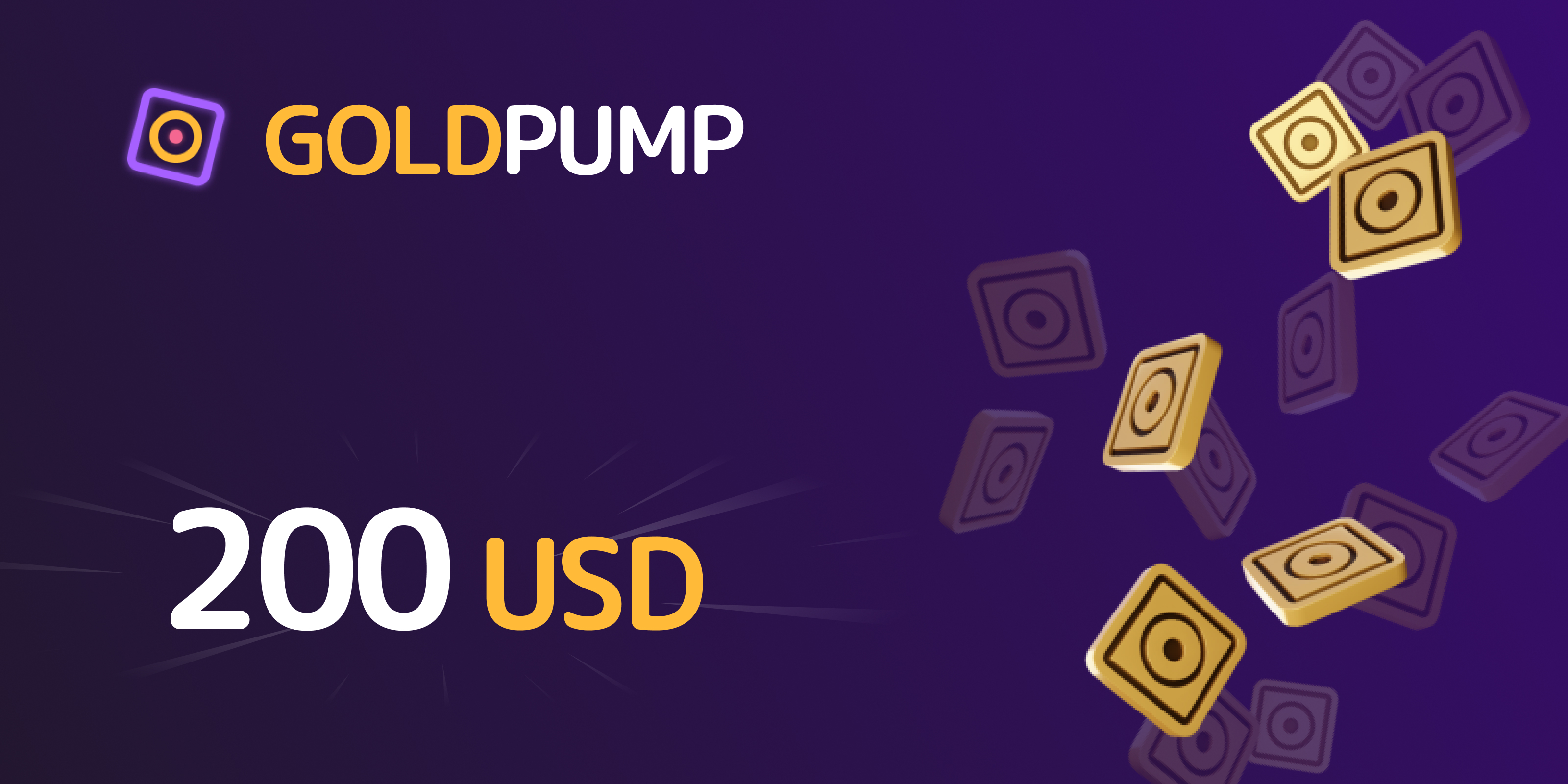 GoldPump Gift Card 200 USD