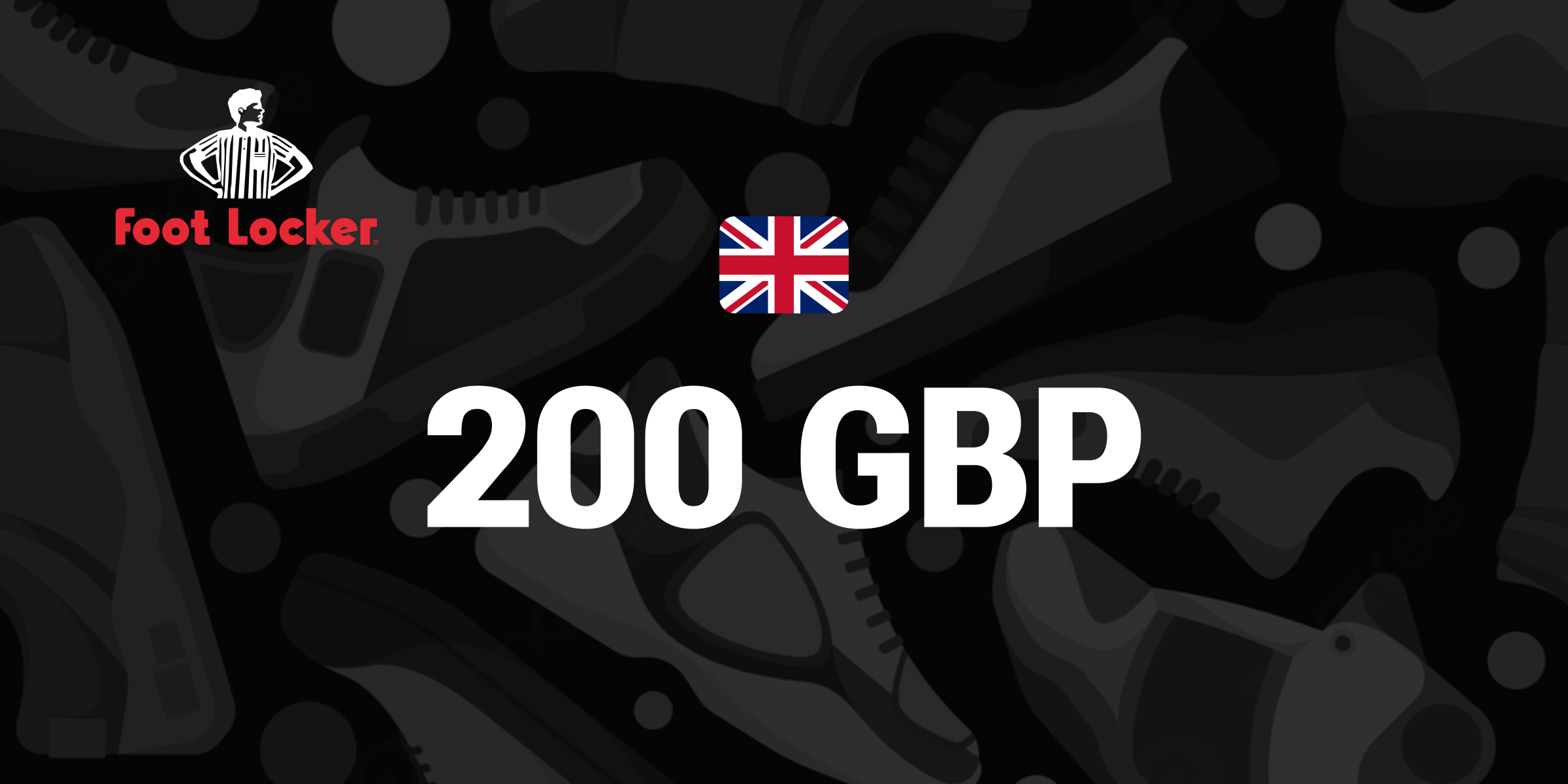 Foot Locker Gift Card 200 GBP