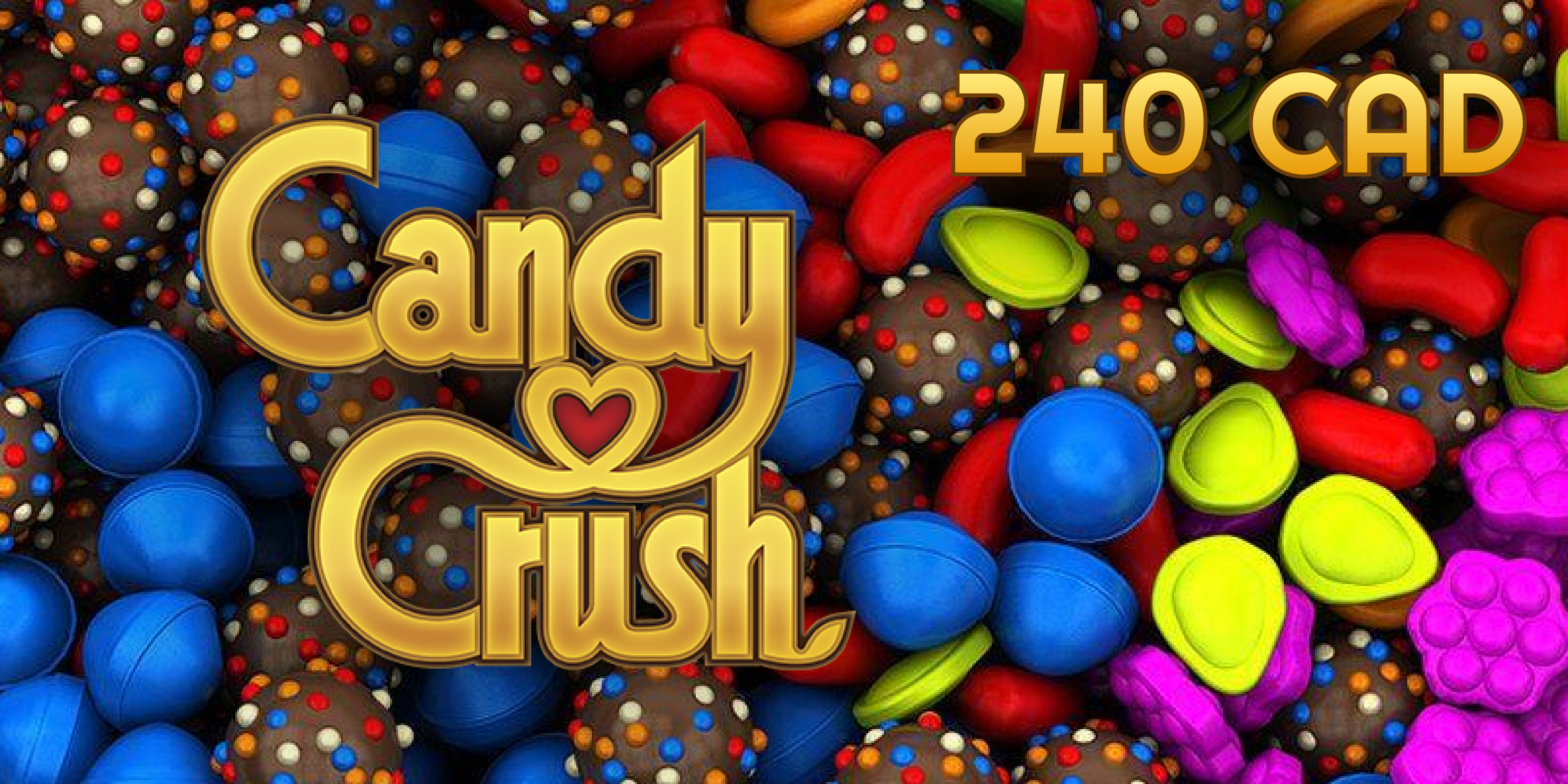 Candy Crush Gift Card 240 CAD