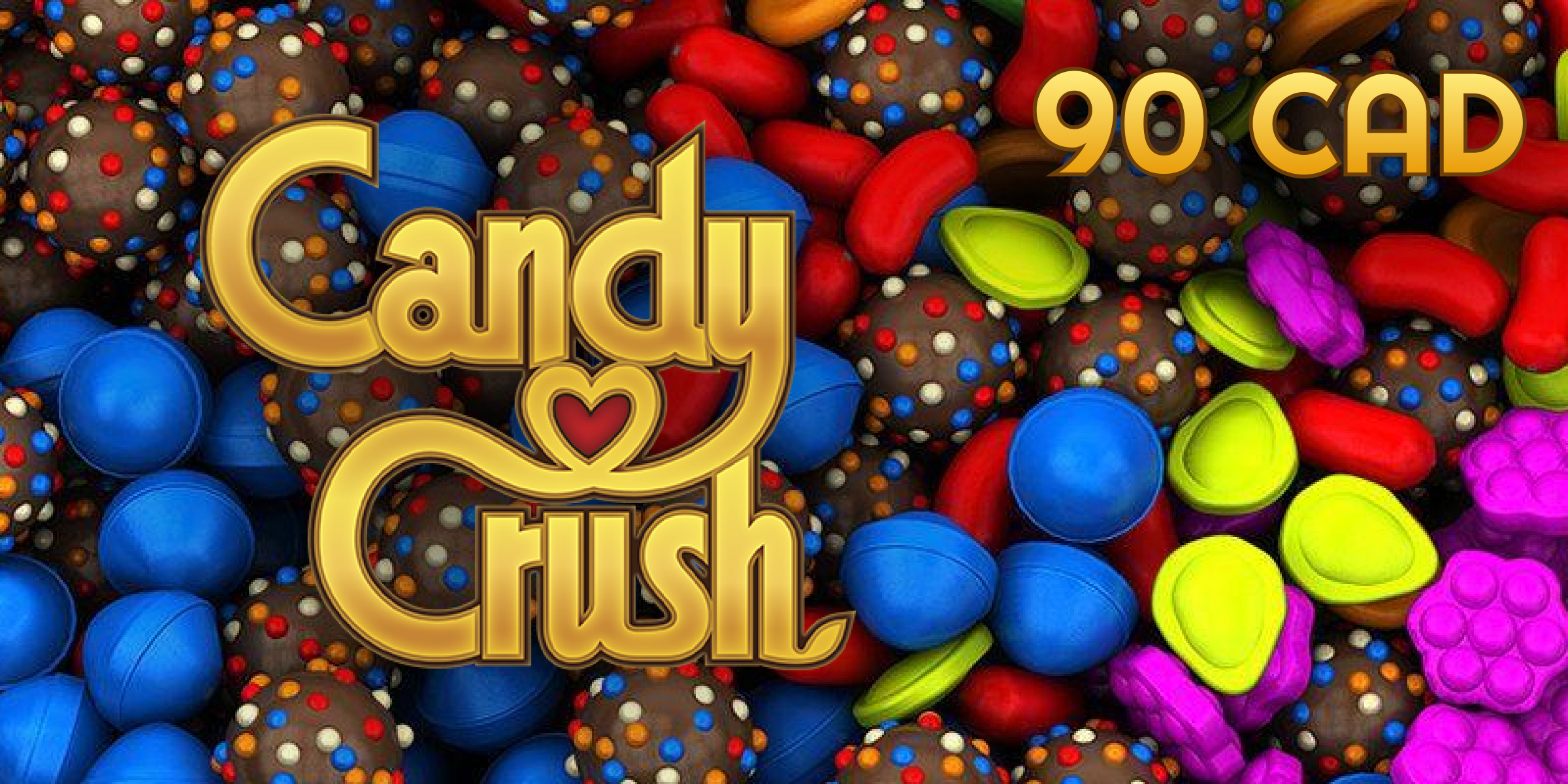 Candy Crush Gift Card 90 CAD
