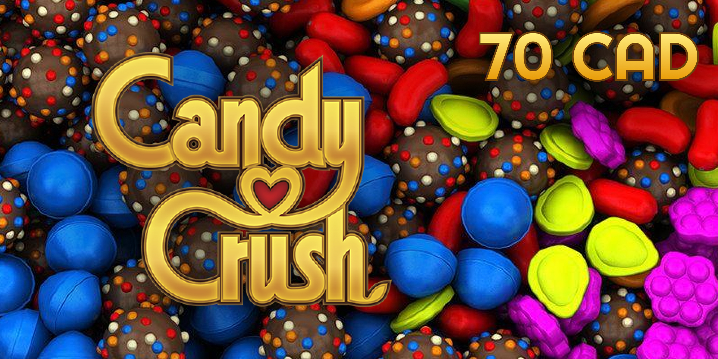 Candy Crush Gift Card 70 CAD