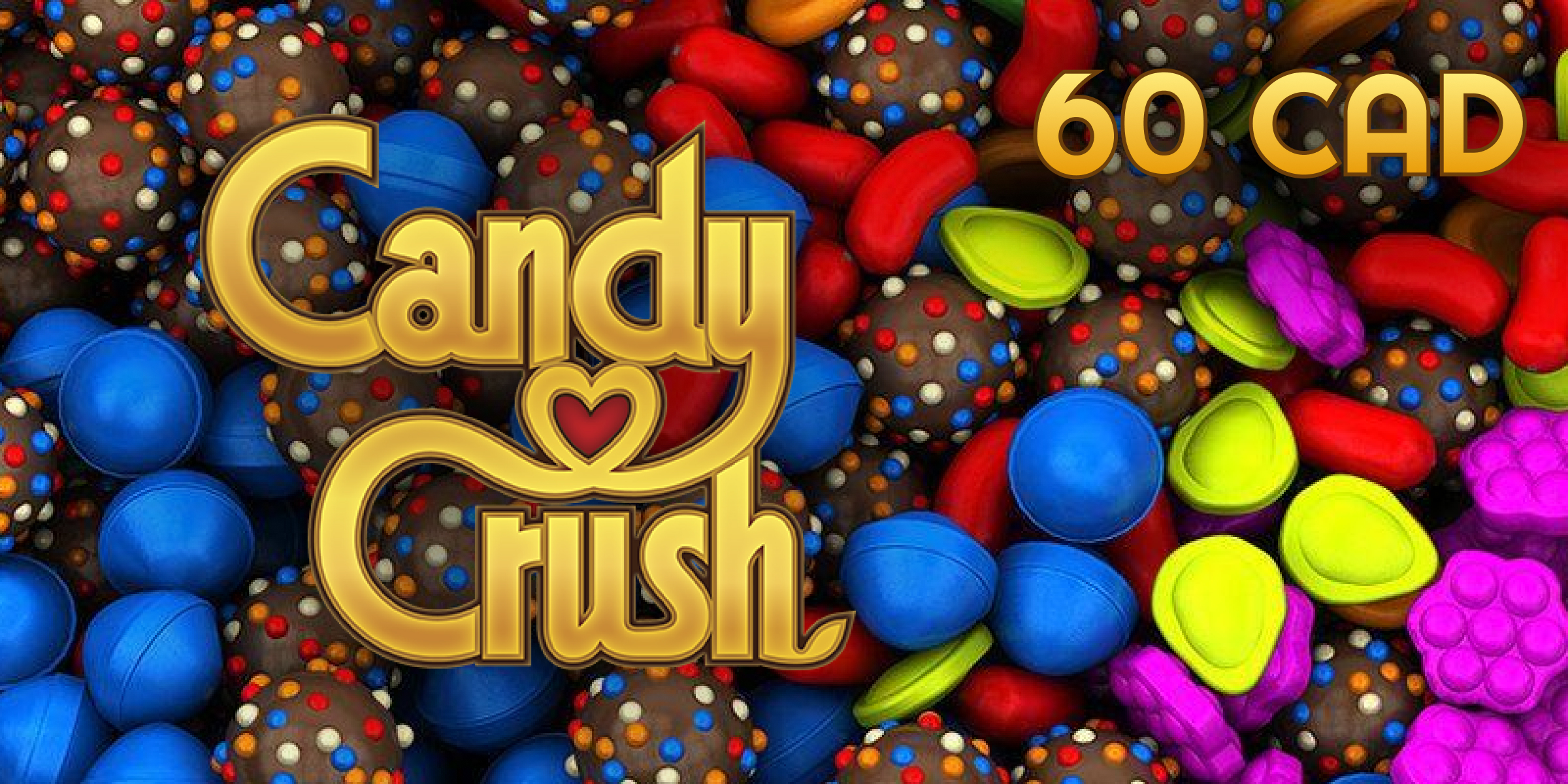 Candy Crush Gift Card 60 CAD