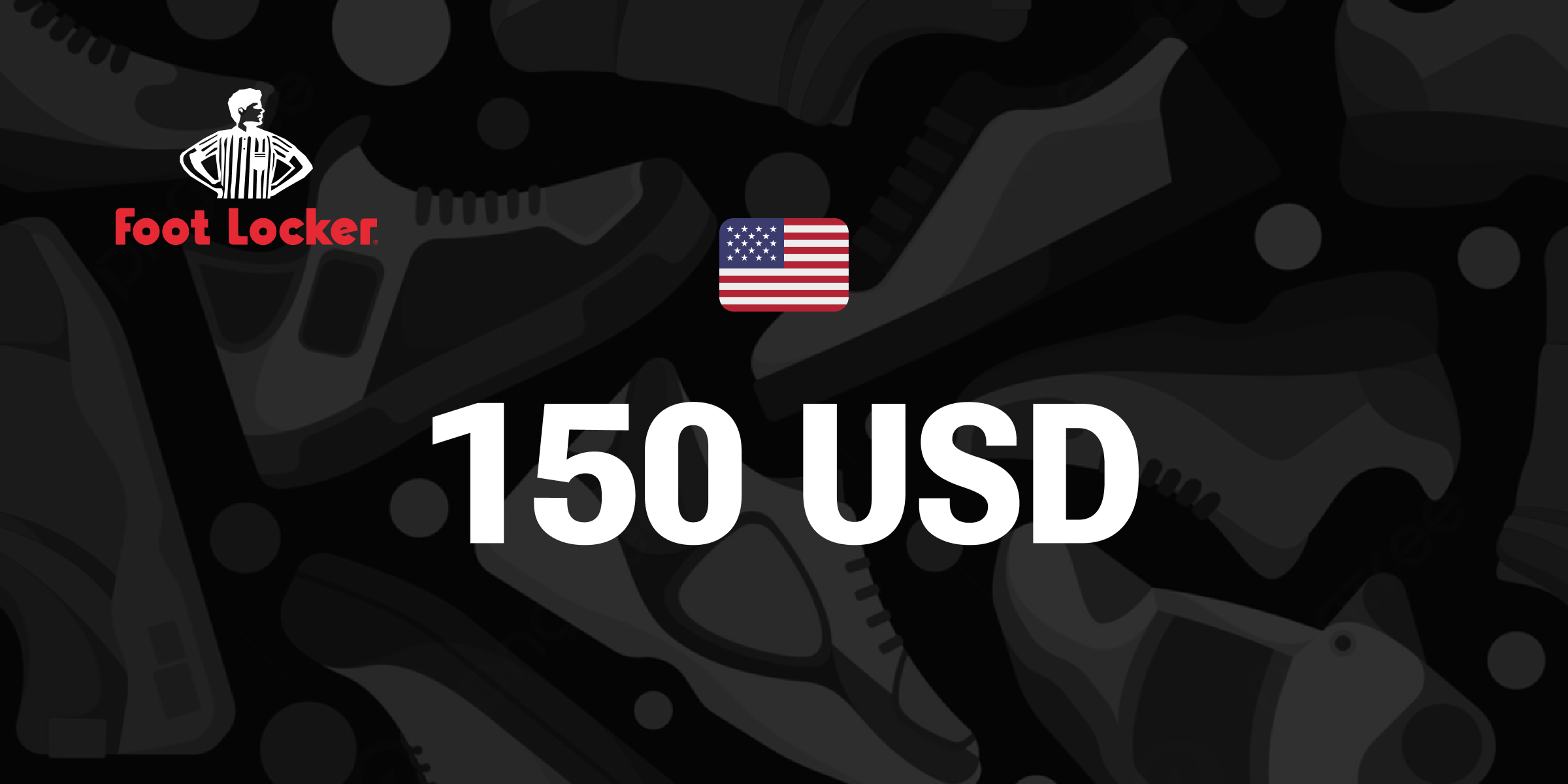 Foot Locker Gift Card 150 USD