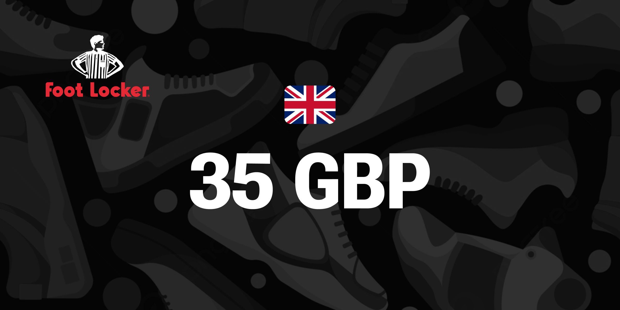 Foot Locker Gift Card 35 GBP