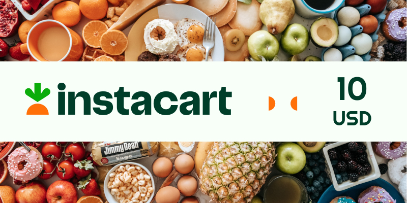 Instacart Gift Card 10 USD