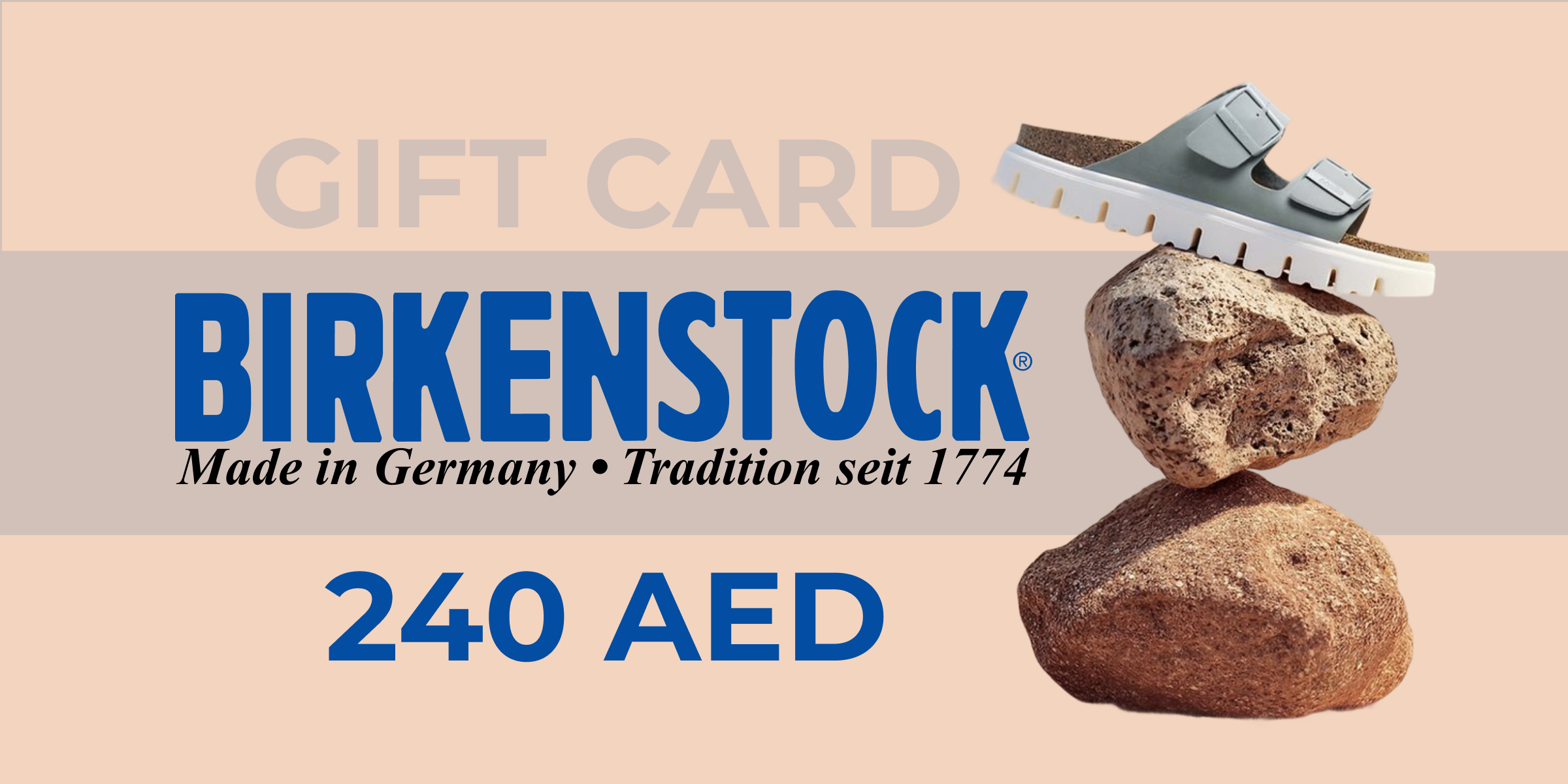 Birkenstock Gift Card 240 AED