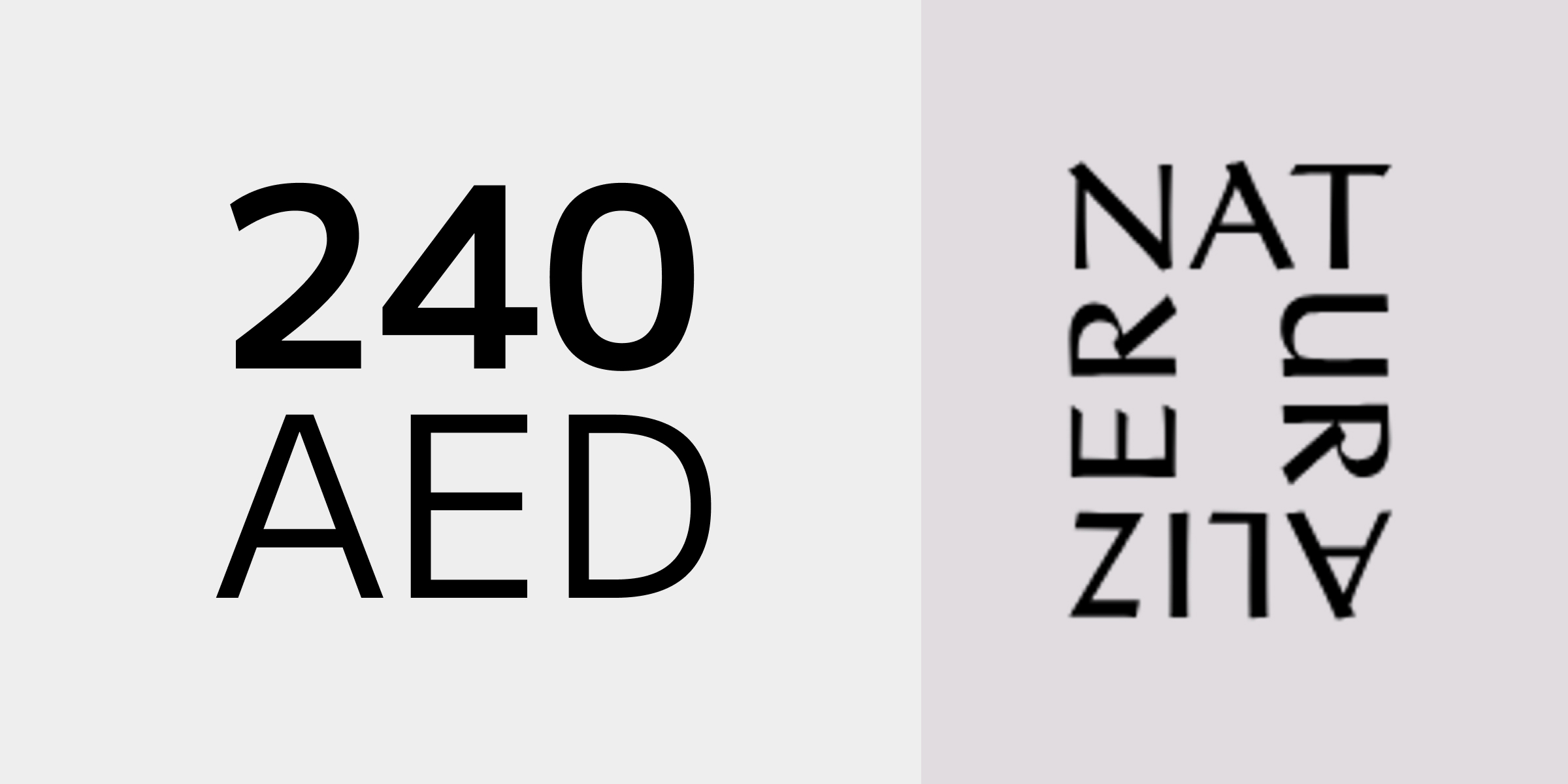 Naturalizer Gift Card 240 AED