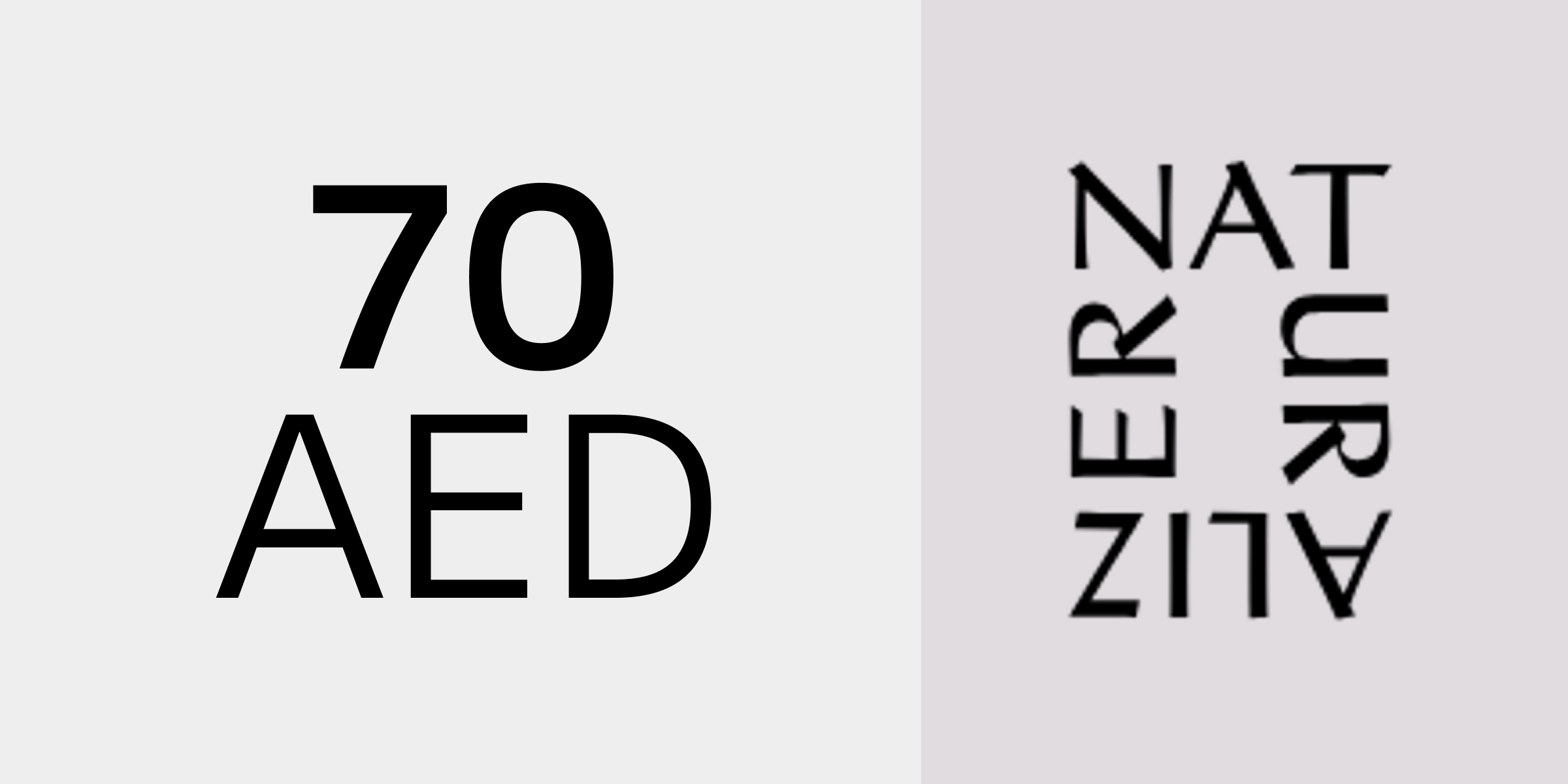 Naturalizer Gift Card 70 AED
