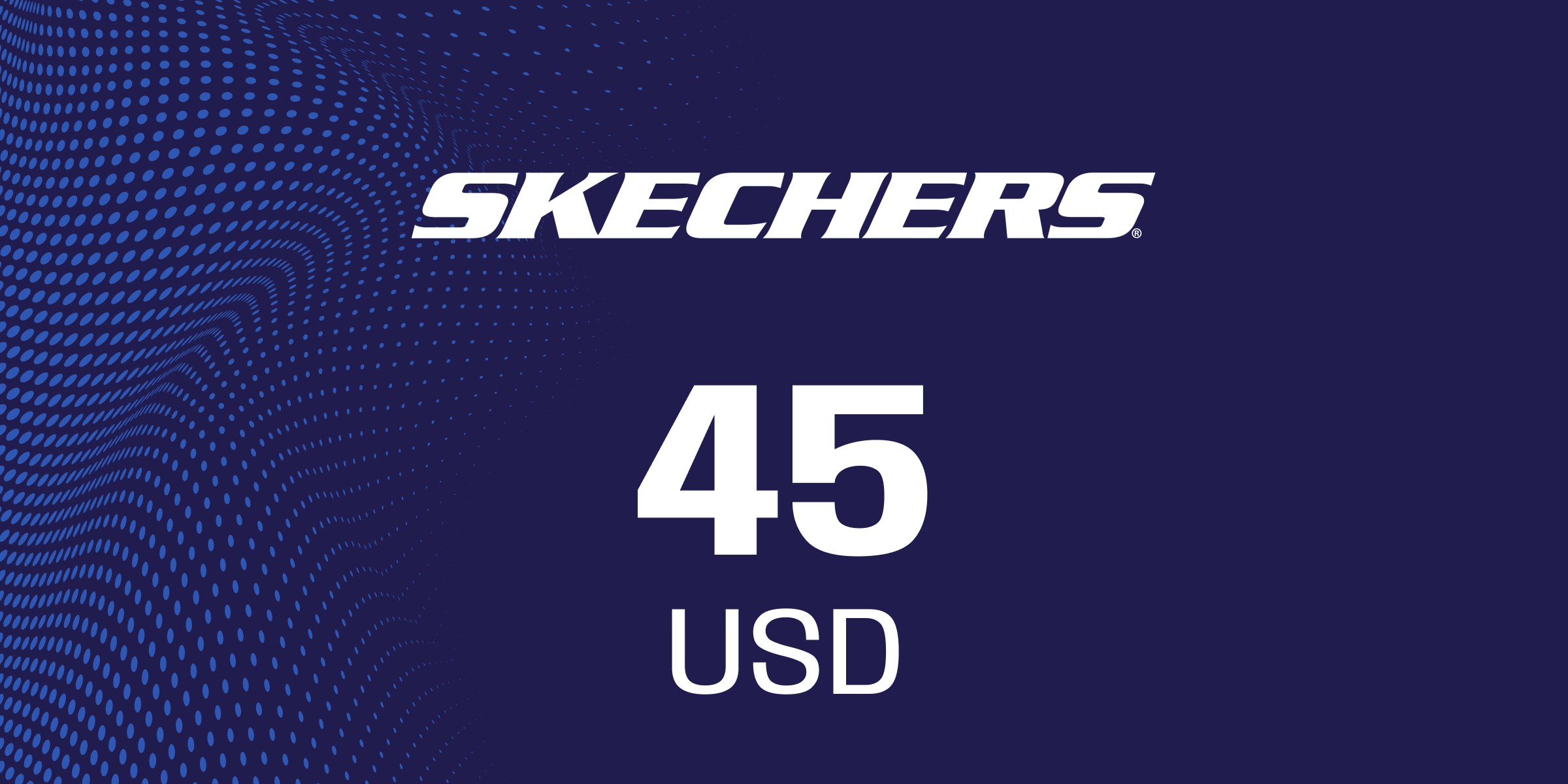 Skechers Gift Card 45 USD