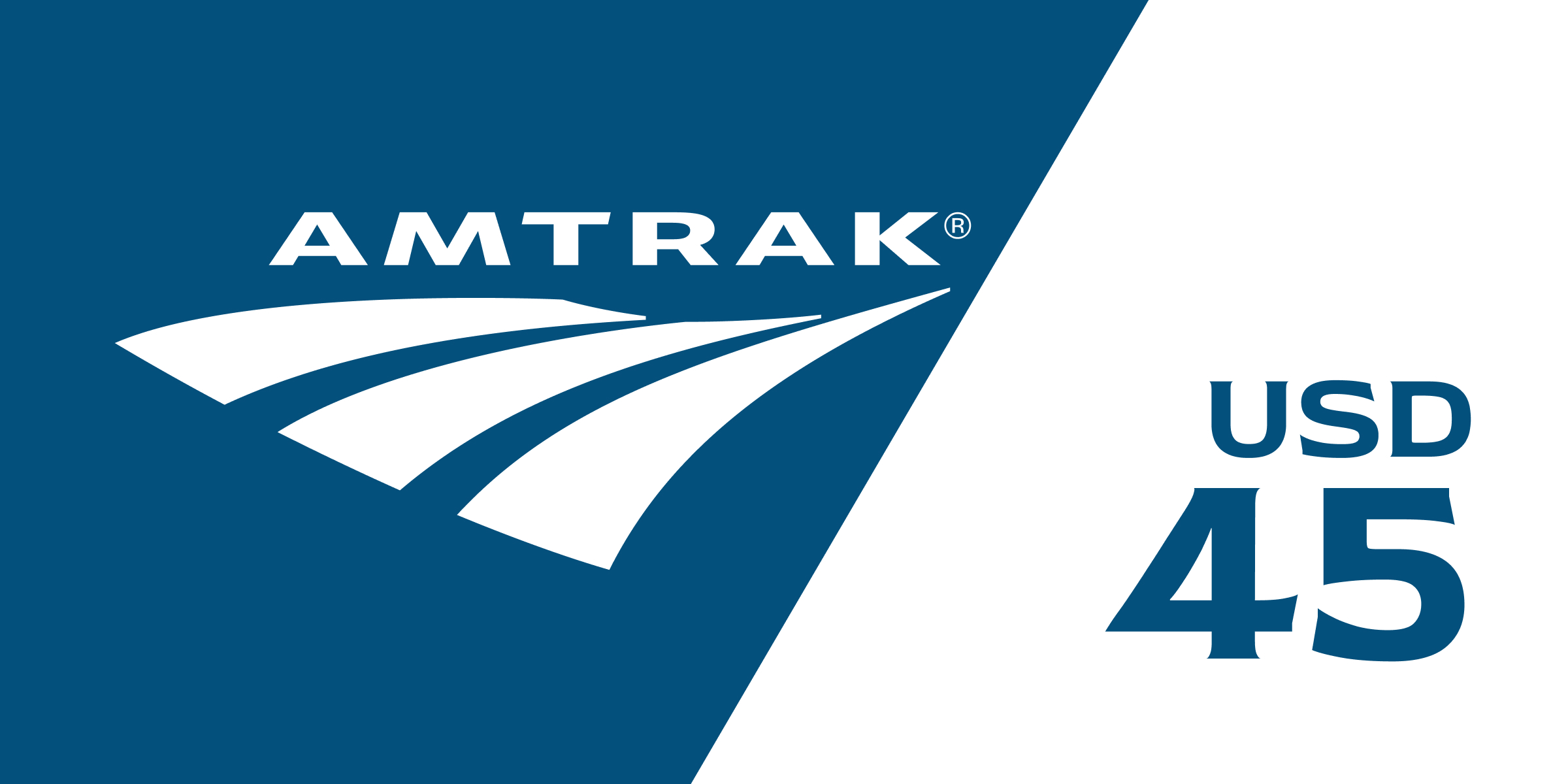 Amtrak Gift Card 45 USD