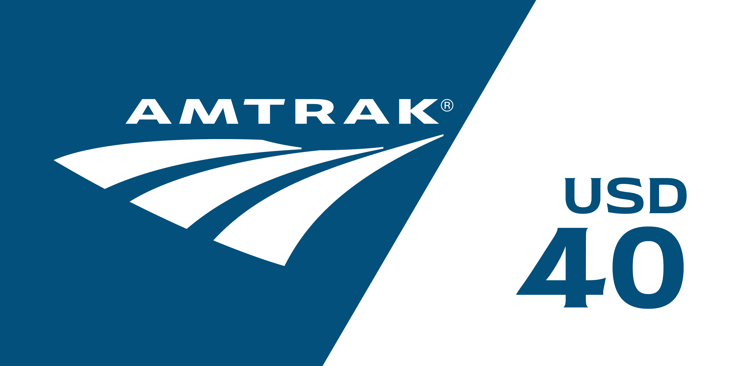 Amtrak Gift Card 40 USD
