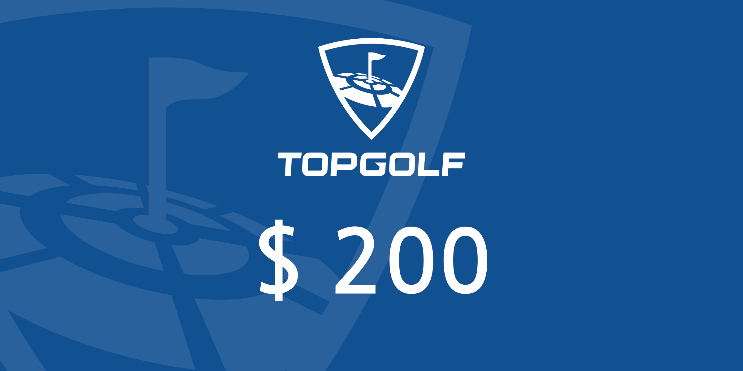 Topgolf Gift Card 200 USD
