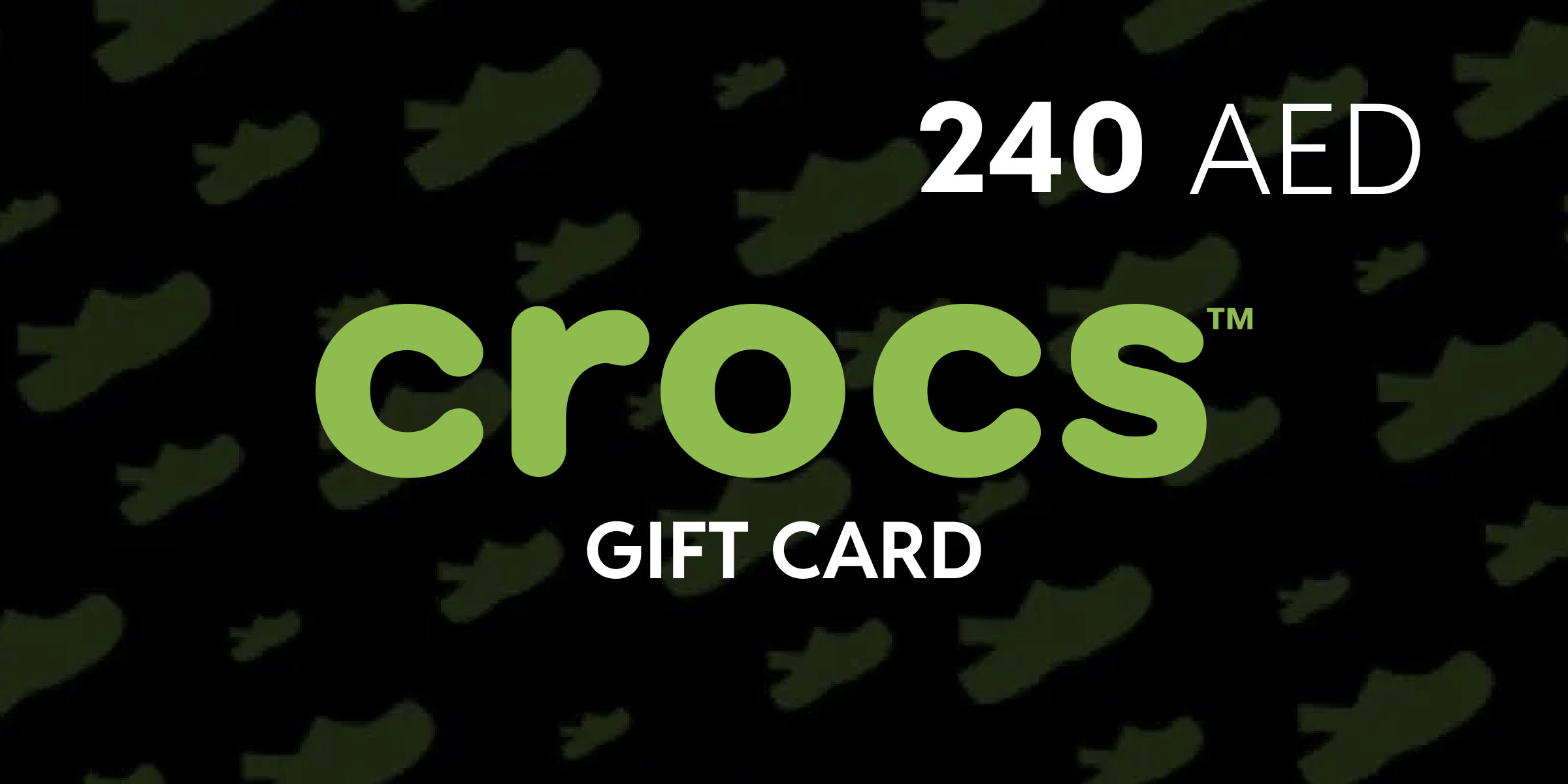 Crocs Gift Card 240 AED