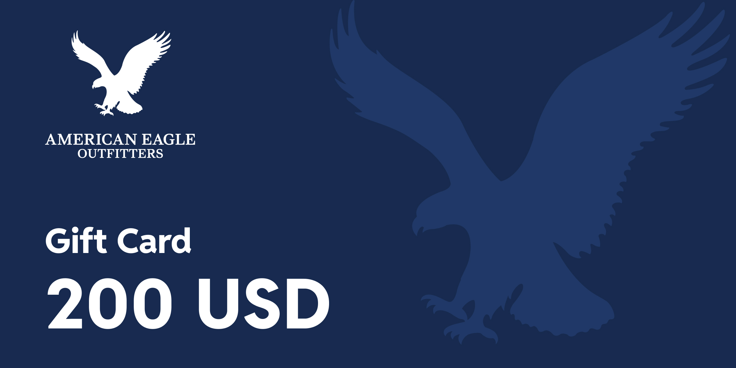 American Eagle Outfitters Gift Card 200 USD
