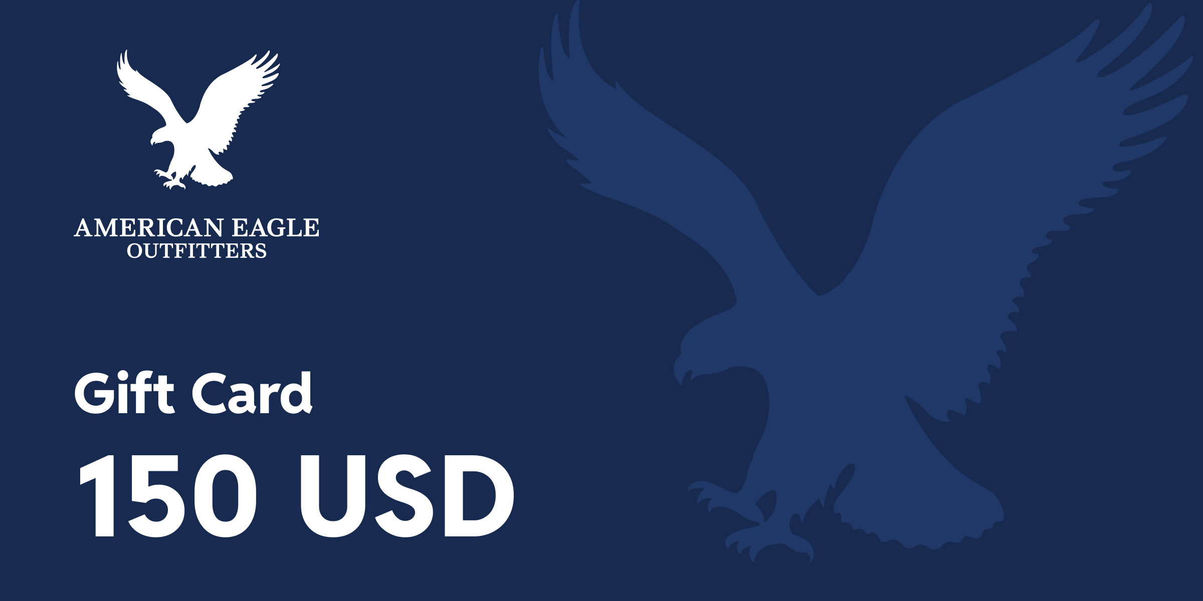American Eagle Outfitters Gift Card 150 USD