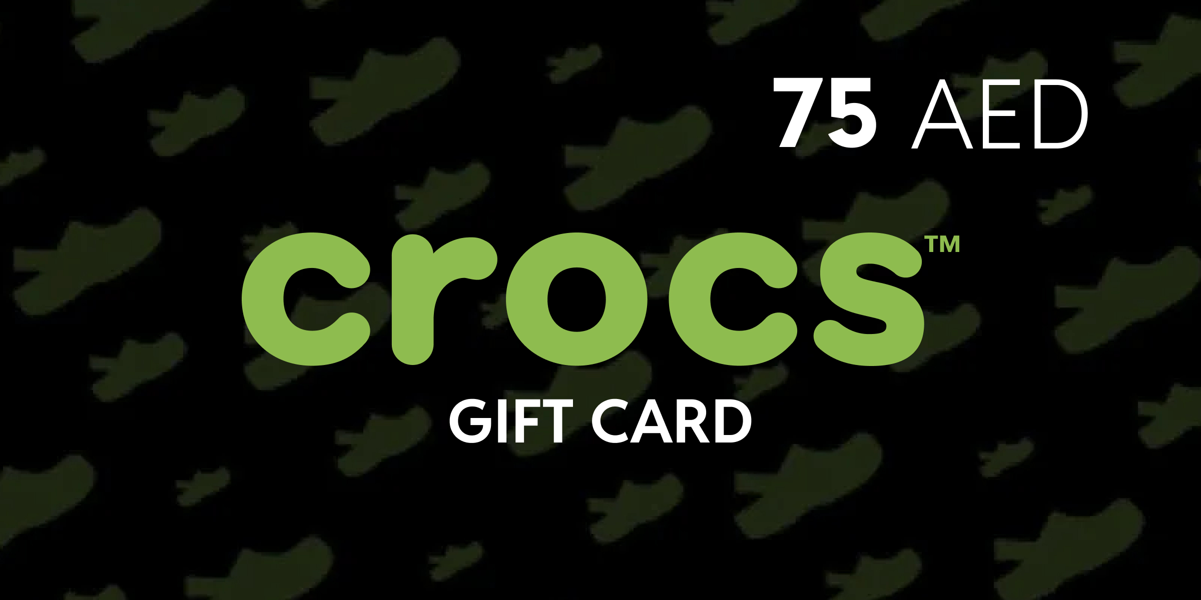 Crocs Gift Card 75 AED