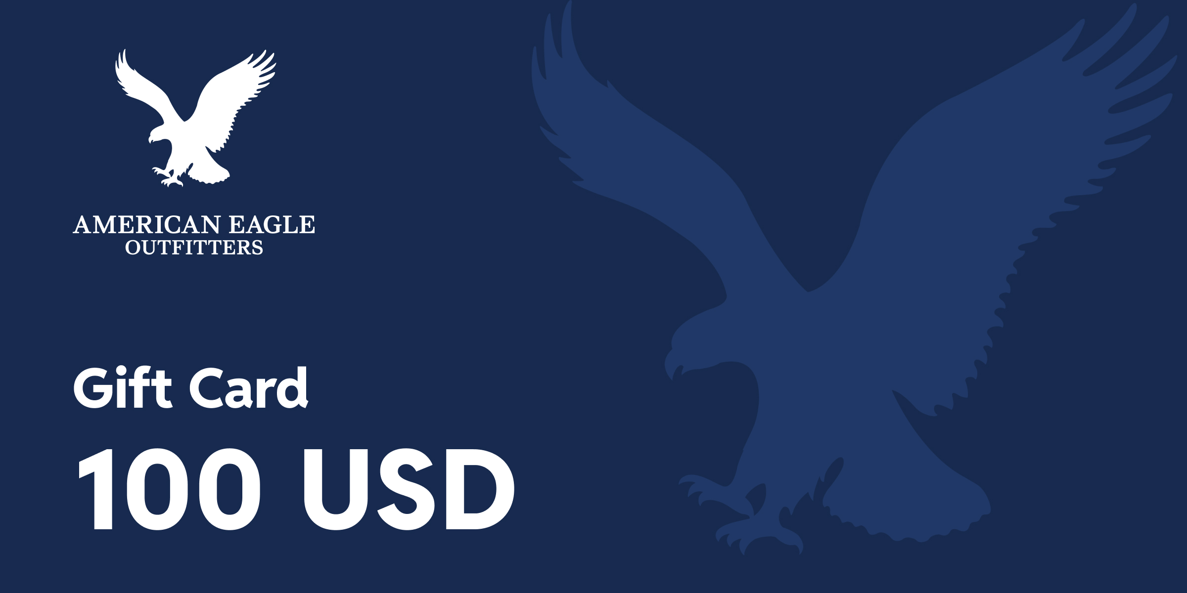 American Eagle Outfitters Gift Card 100 USD